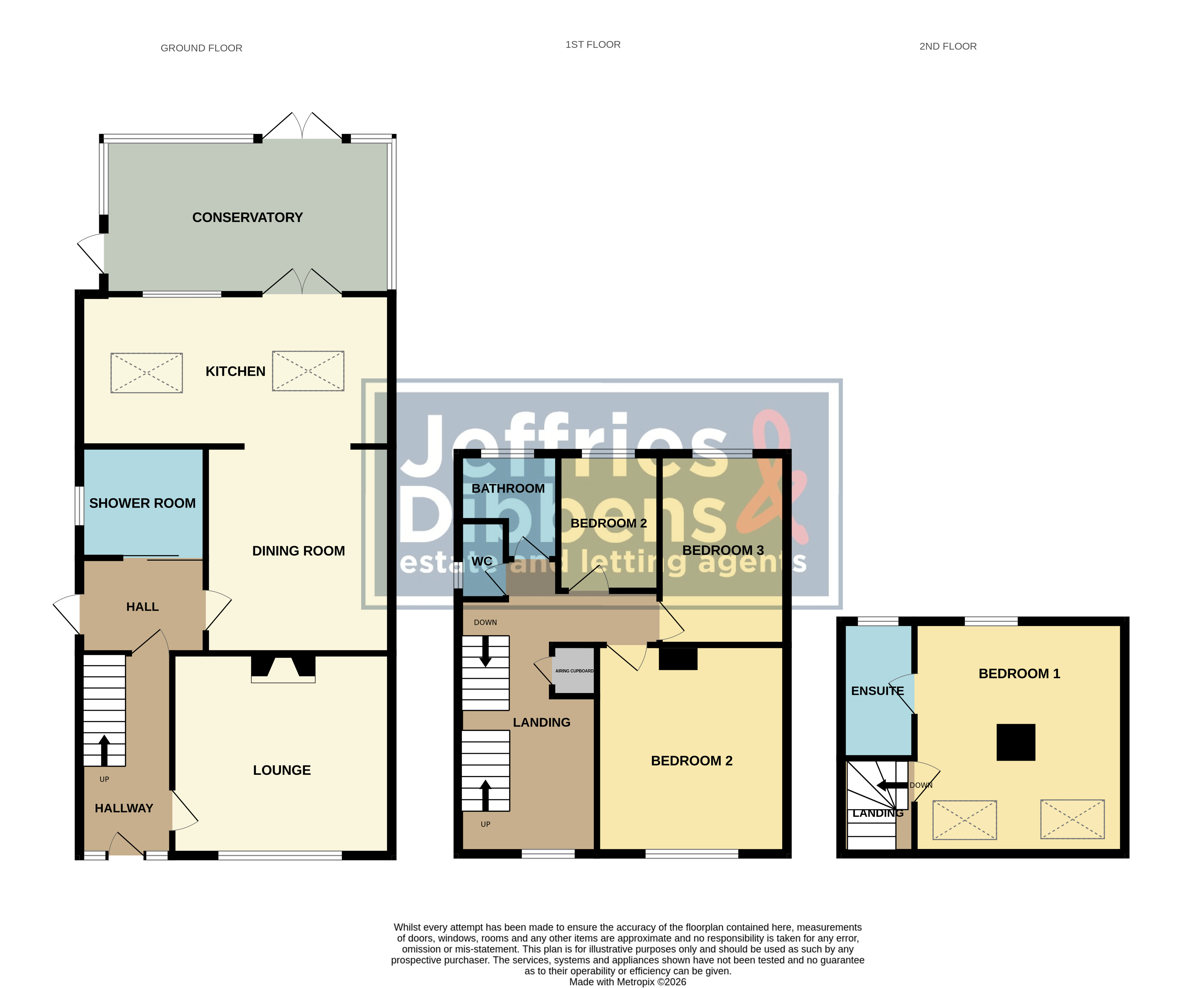 21, Chaucer Close, Fareham floorplan
