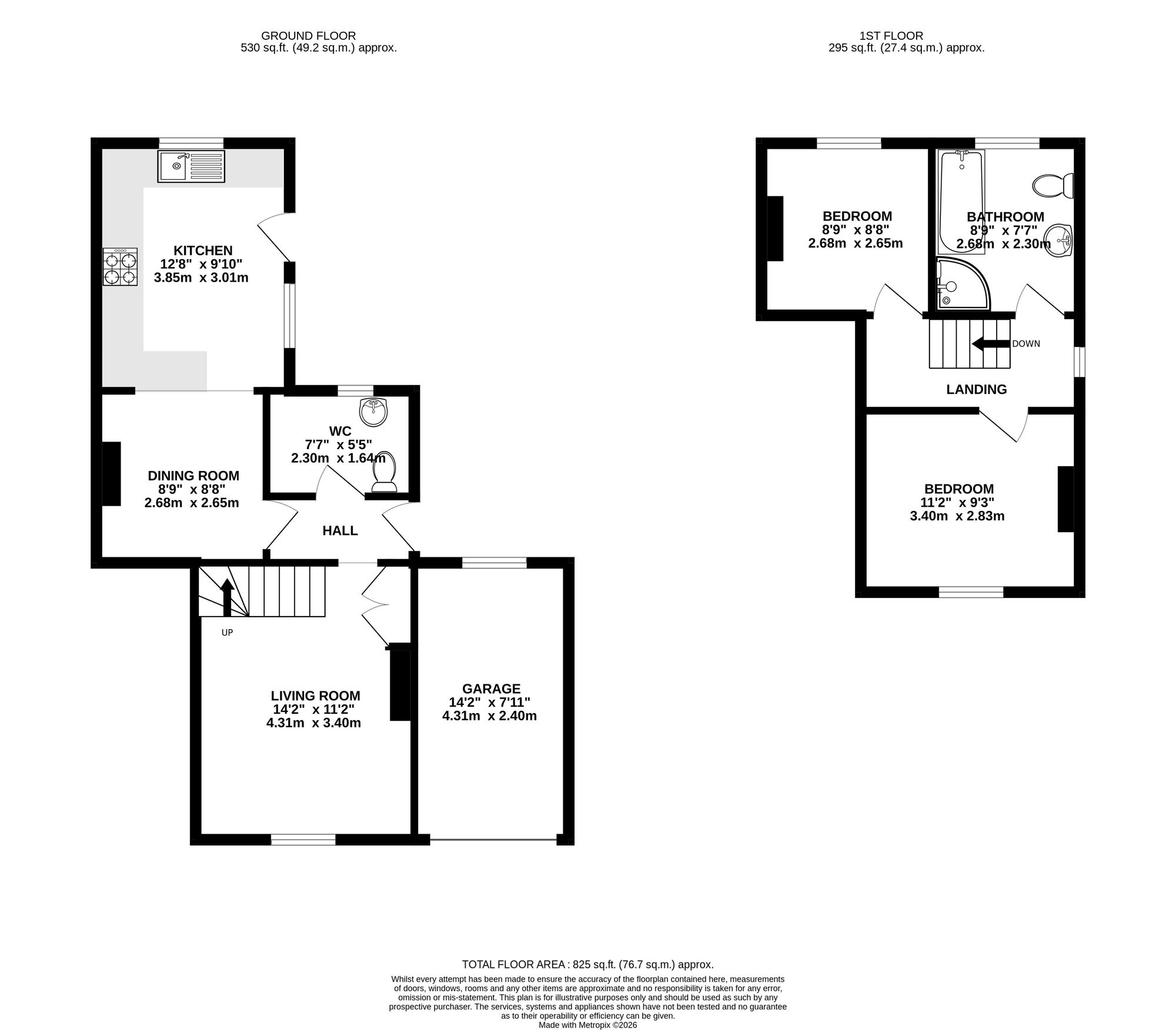 47 Bethesda Place, Newport floorplan