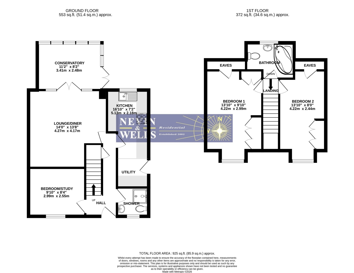 140, Feltham Hill Road, Ashford floorplan
