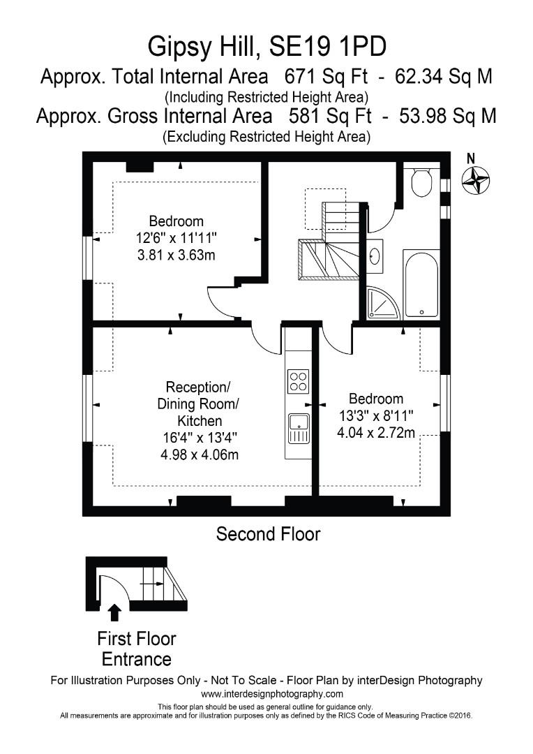 66D, Gipsy Hill, London floorplan
