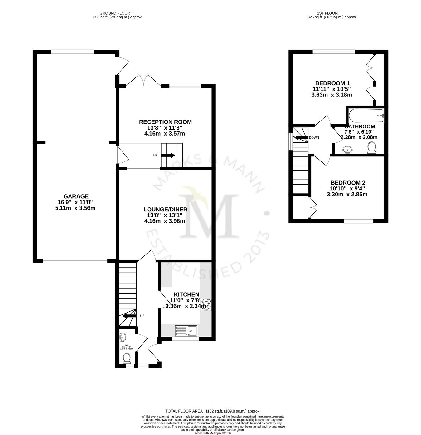 34, Drake Close, Stowmarket floorplan
