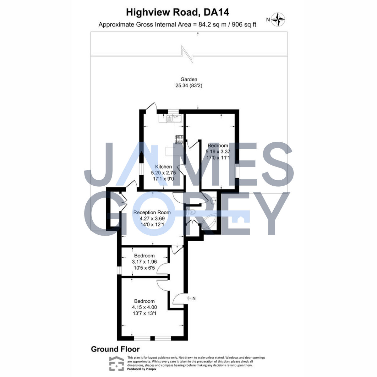 5d, Highview Road, Sidcup floorplan