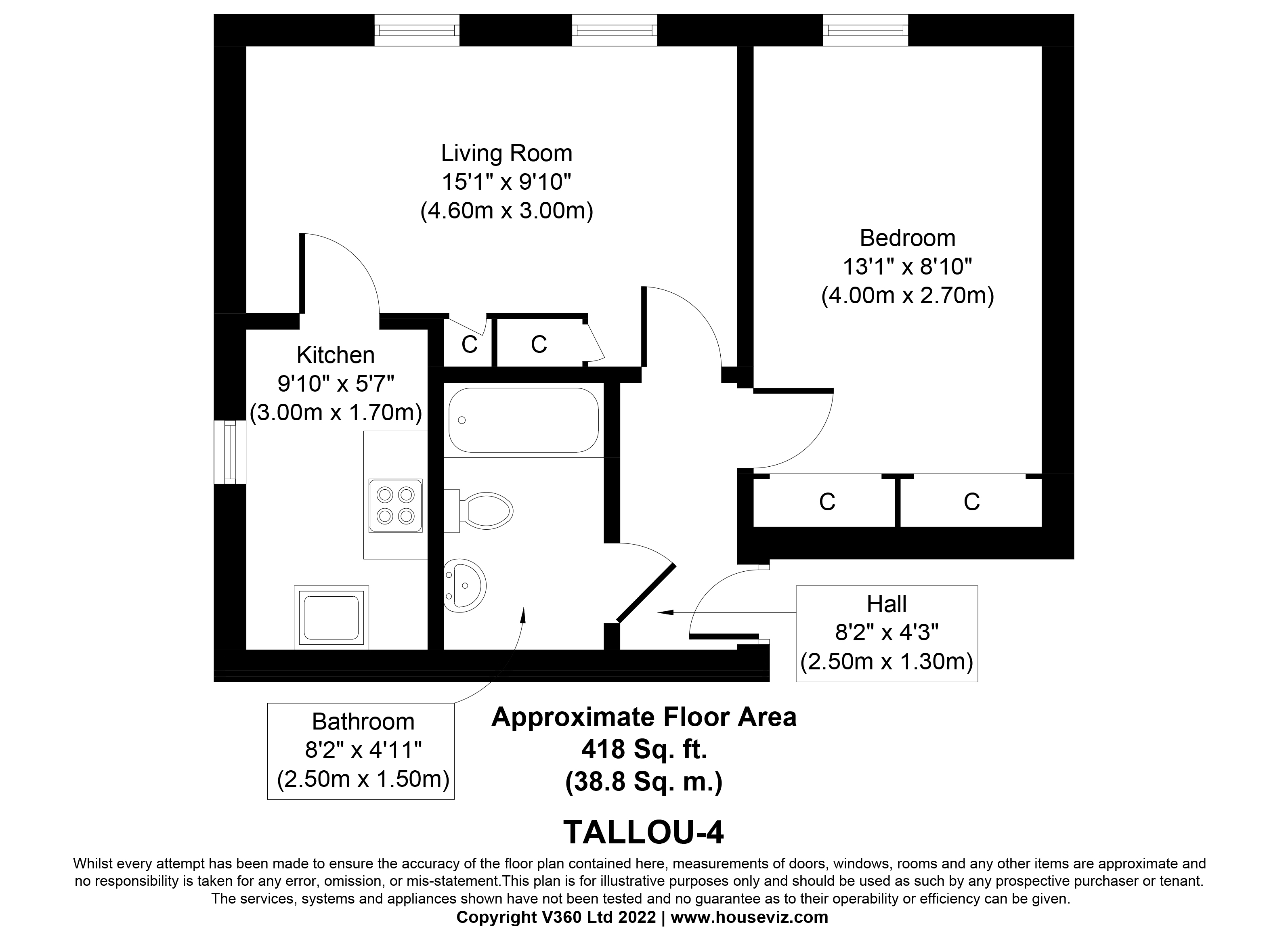 4, Tallou Court, Bury St Edmunds floorplan