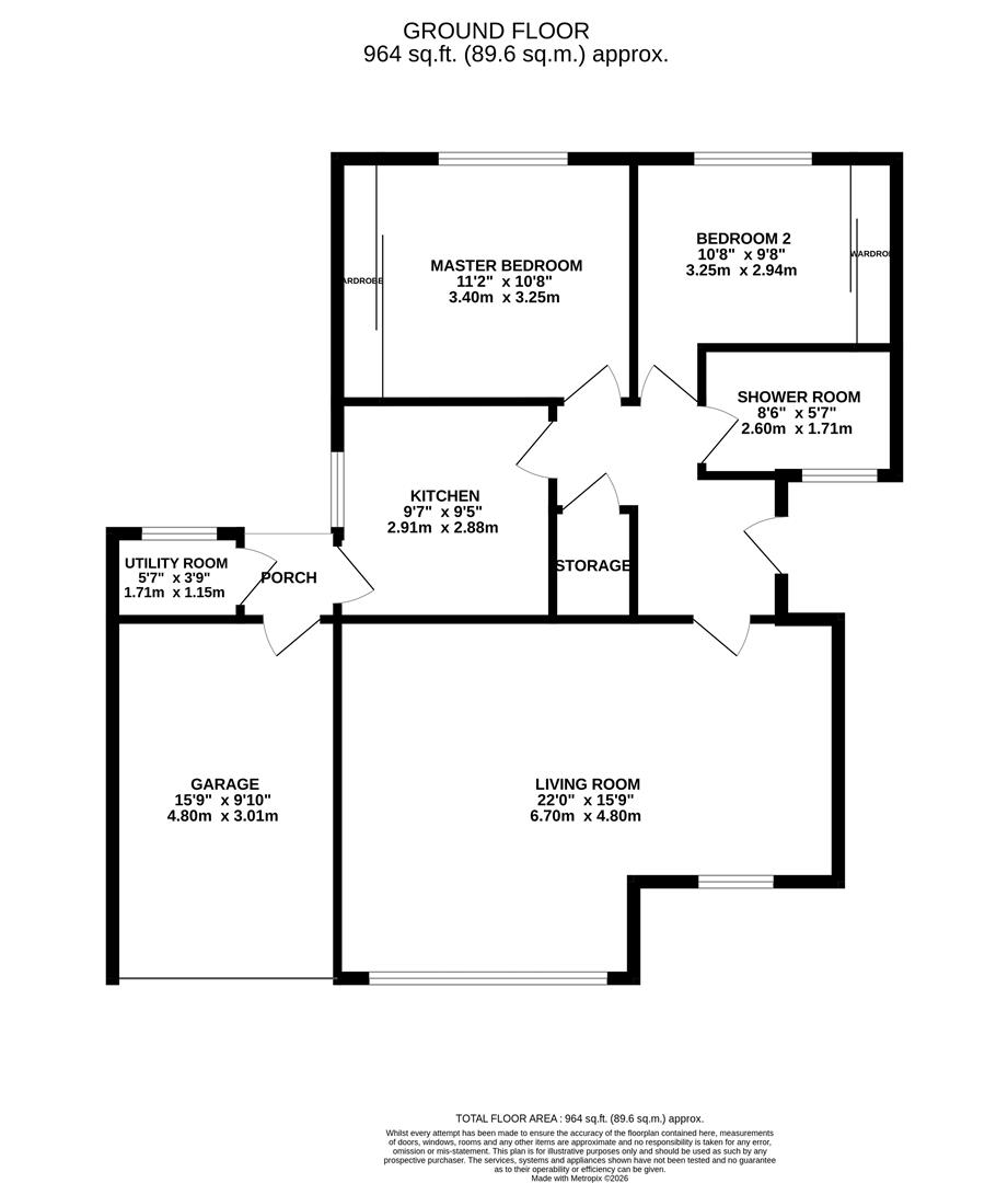 205, Middlewich Road, Sandbach floorplan