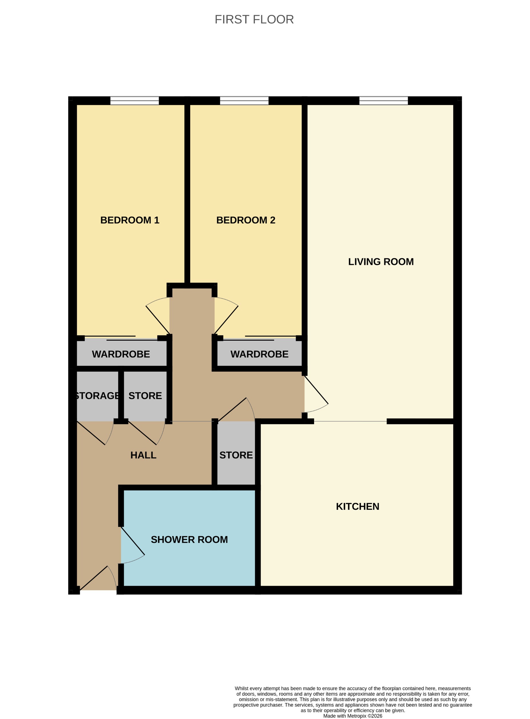 Flat 1, 32-40, Market Street, Aberdeen floorplan