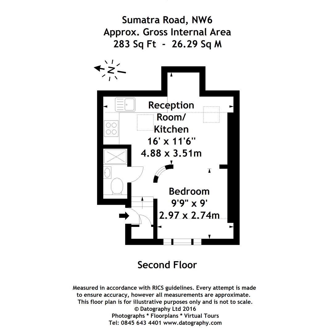 Sumatra Road, London floorplan