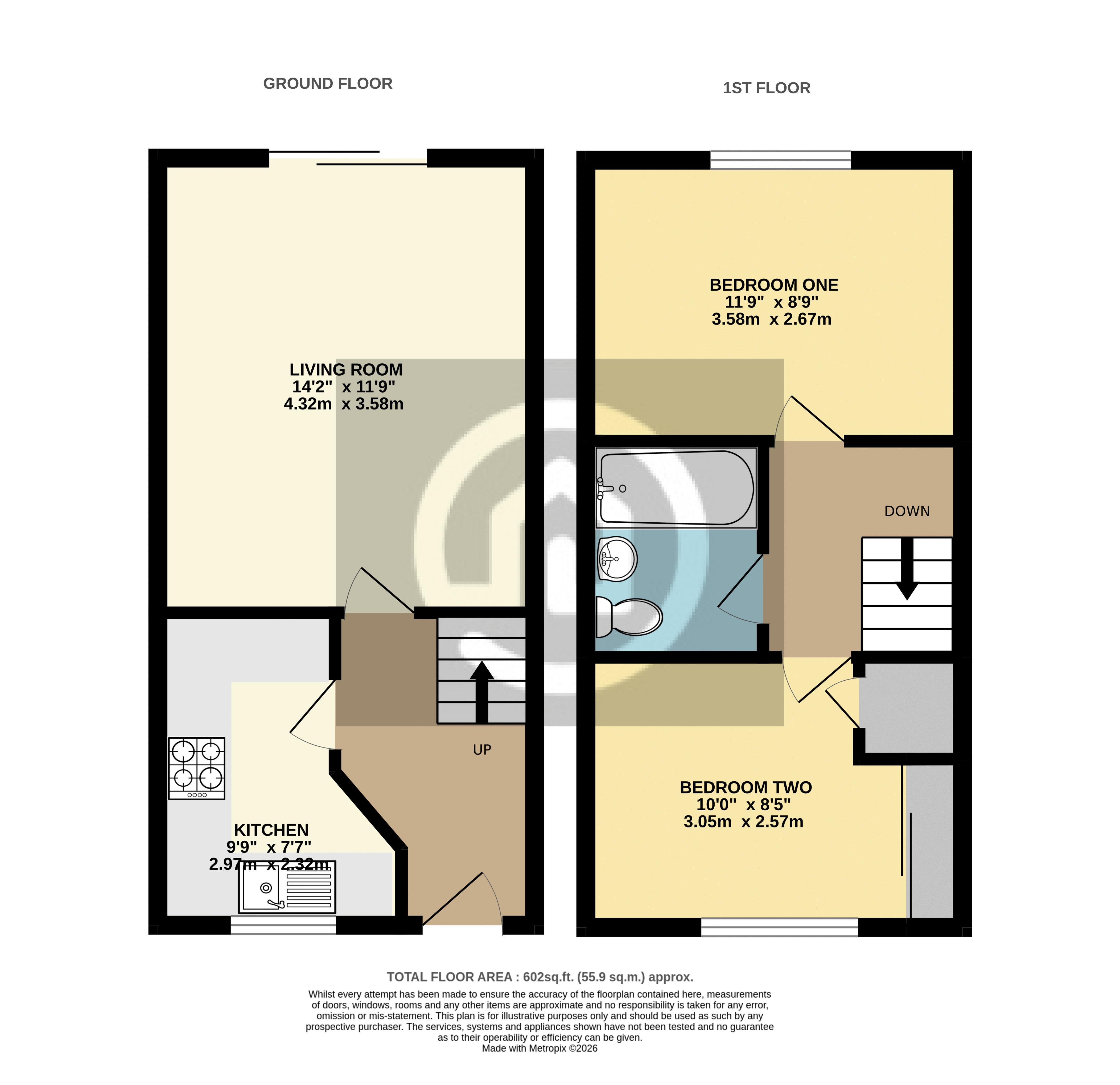 14, Bluebell Close, Bedford floorplan