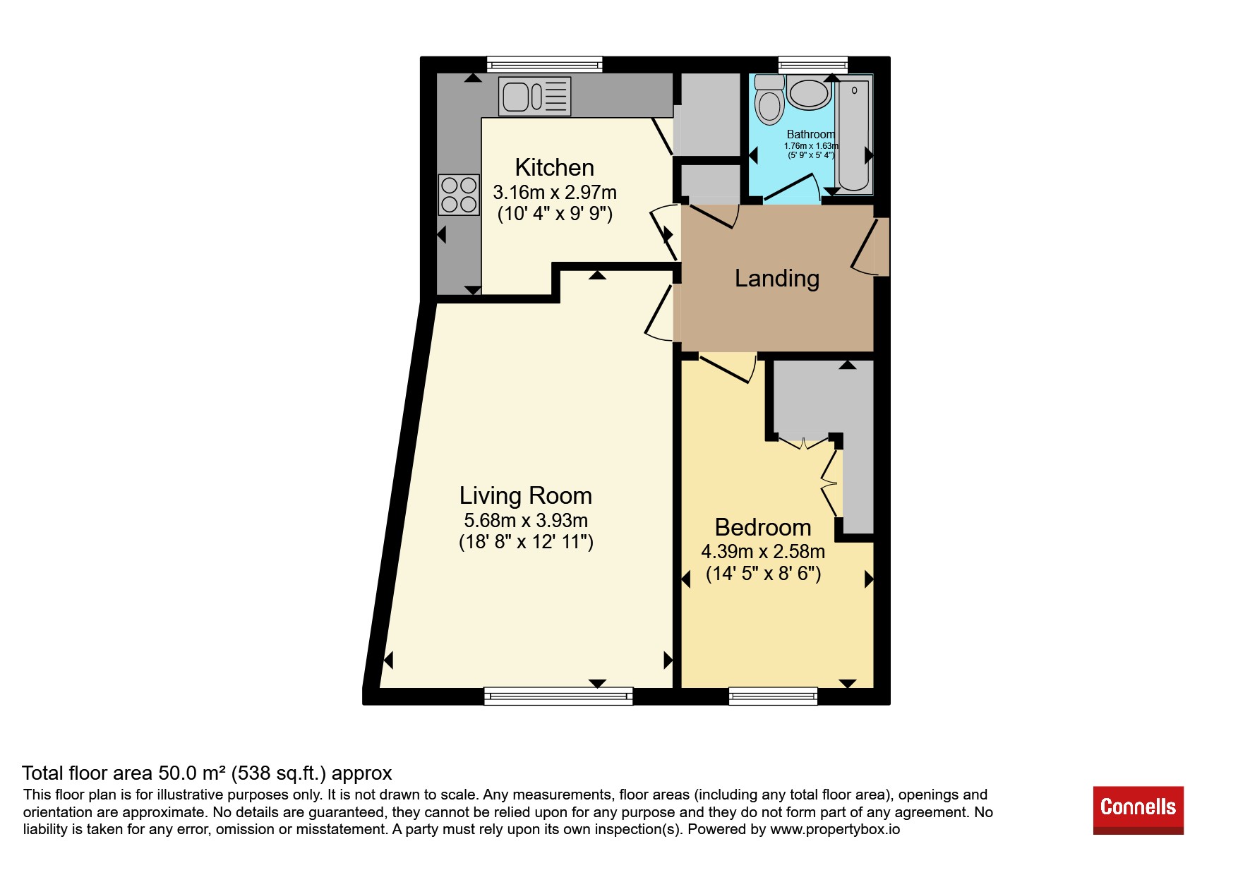 4, Cranleigh Court, High Street, Leamington Spa floorplan