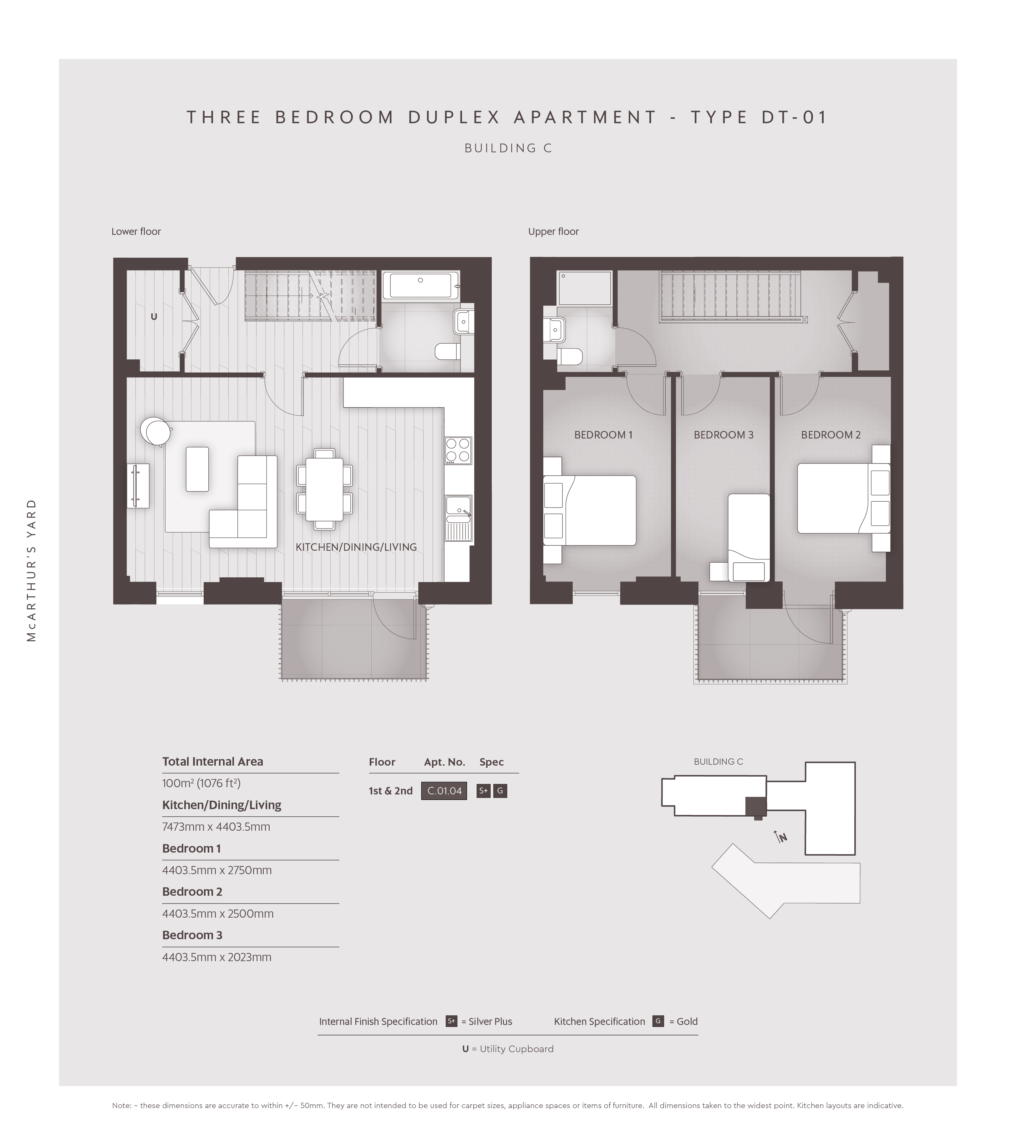 C.01.04 McArthur's Yard, Bristol floorplan