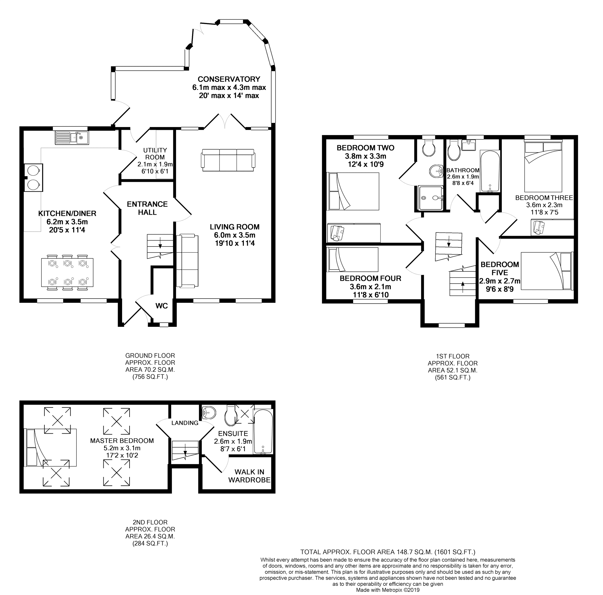 5 Bedrooms Detached house for sale in Appleby Walk, Knaresborough HG5