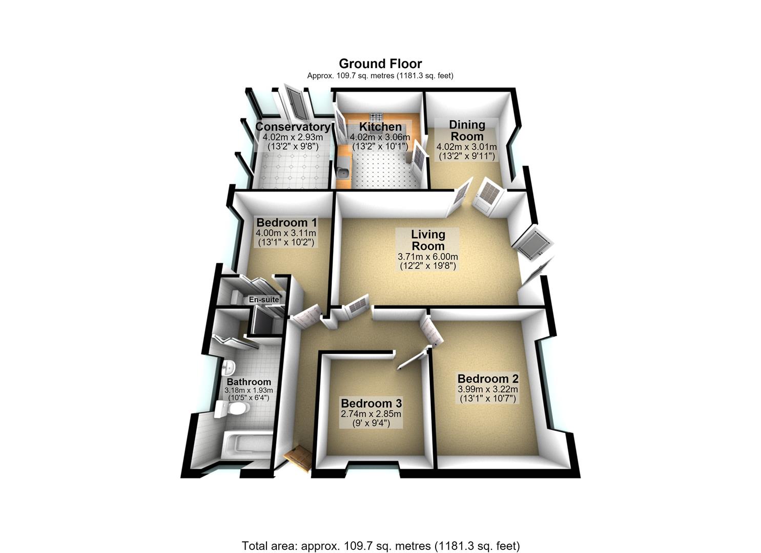 8, Rhandirfelin, Llanelli floorplan