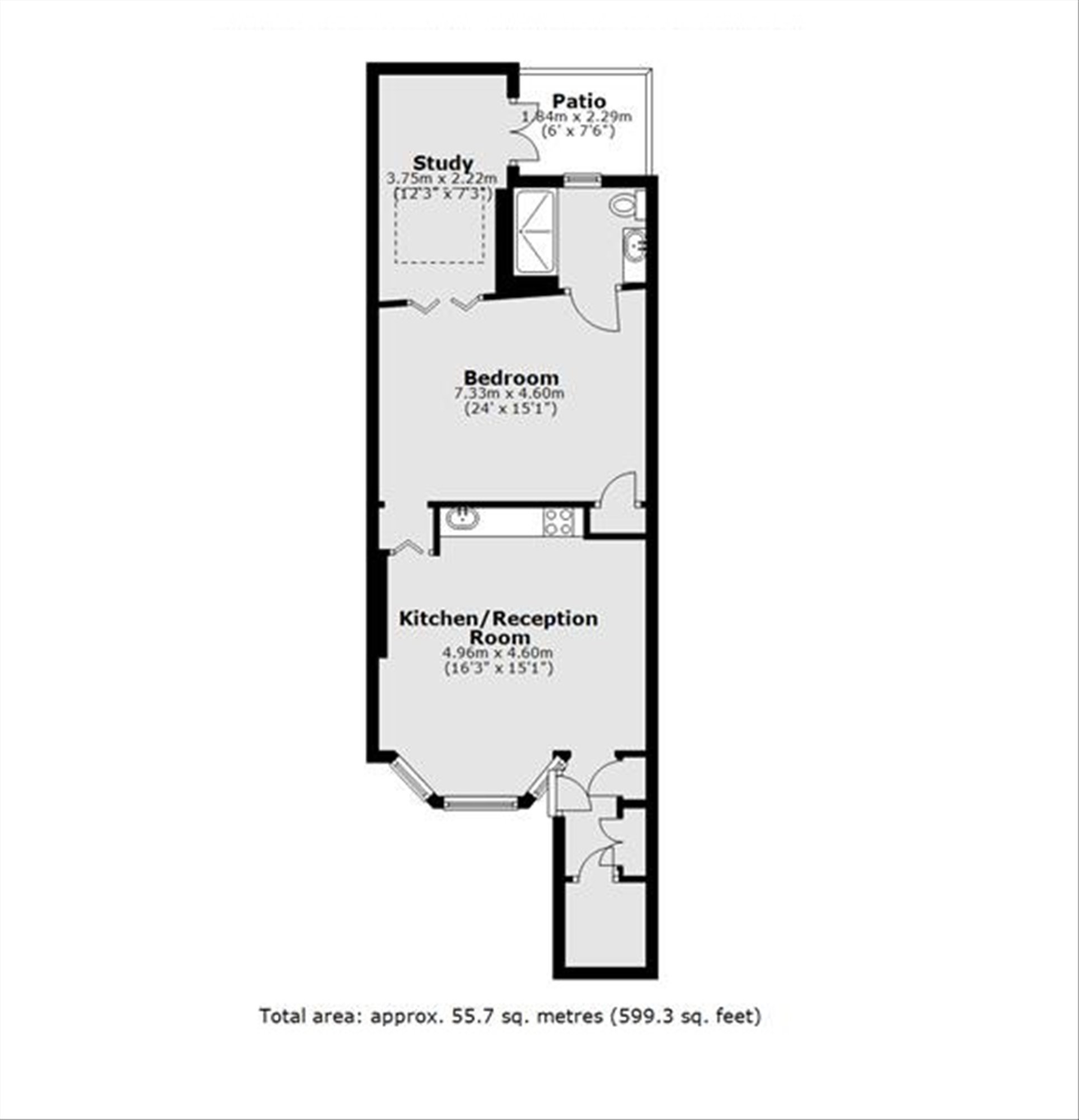 Basement, 39, Cornwall Crescent, London floorplan