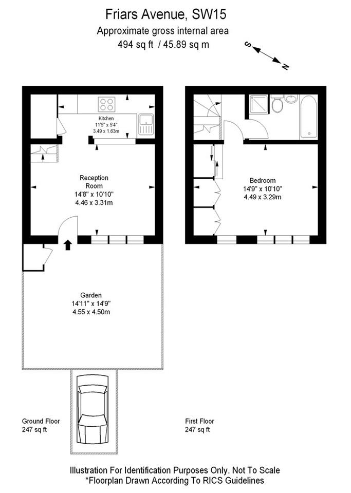 Friars Avenue, London SW15, 1 bedroom property for sale 58695727