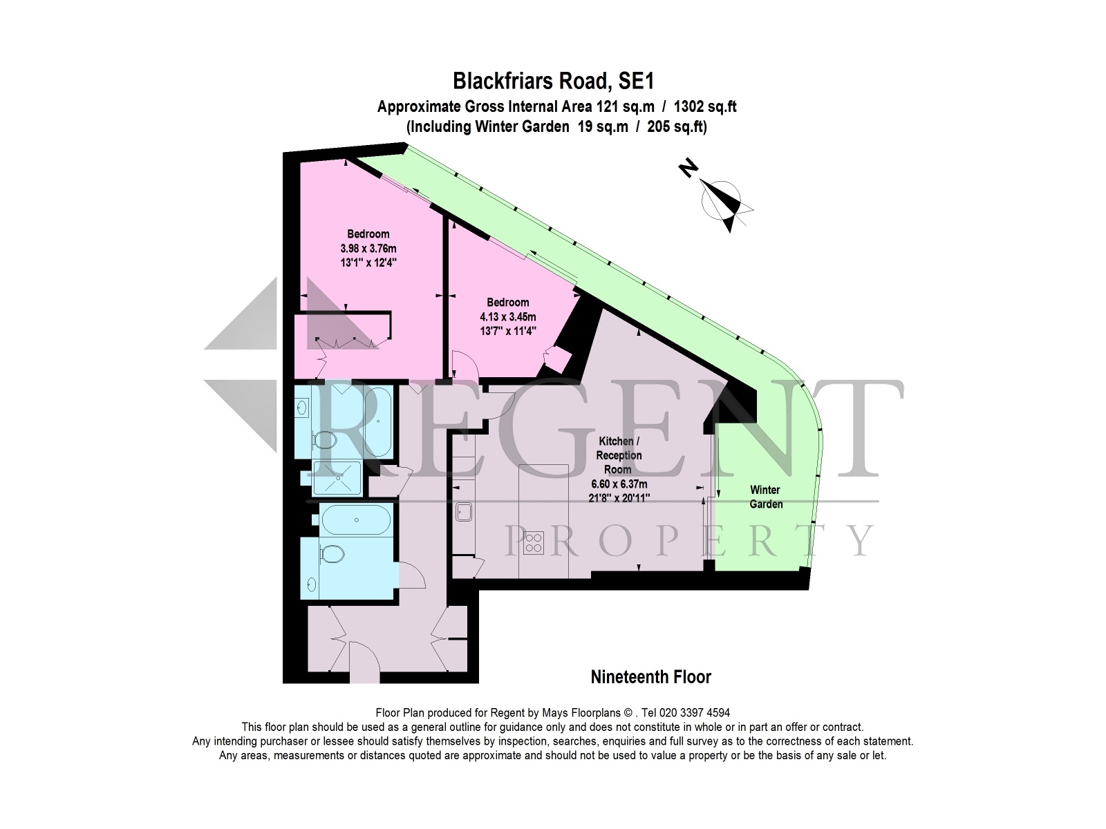 2 Bedrooms Flat to rent in One Blackfriars, 1 Blackfriars Road SE1