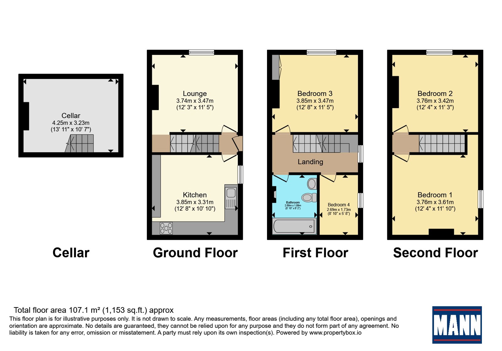 100, Union Street, Kent floorplan