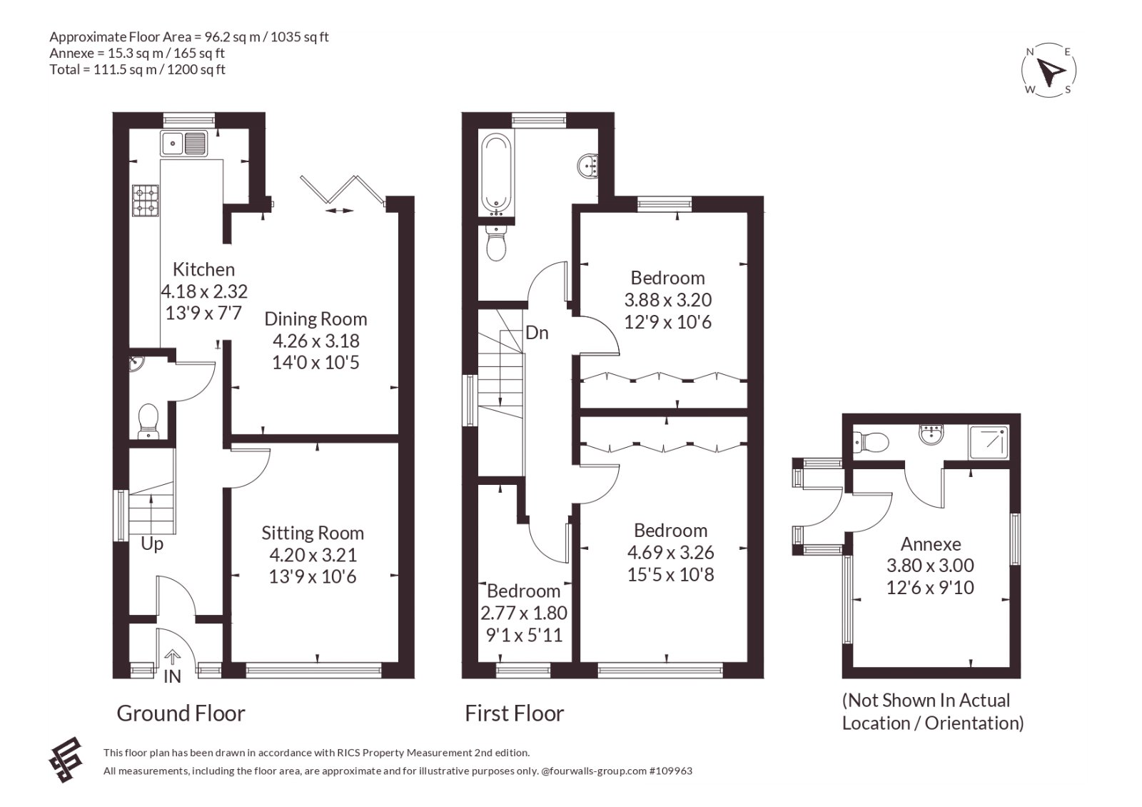 85, Chobham Road, Berkshire floorplan