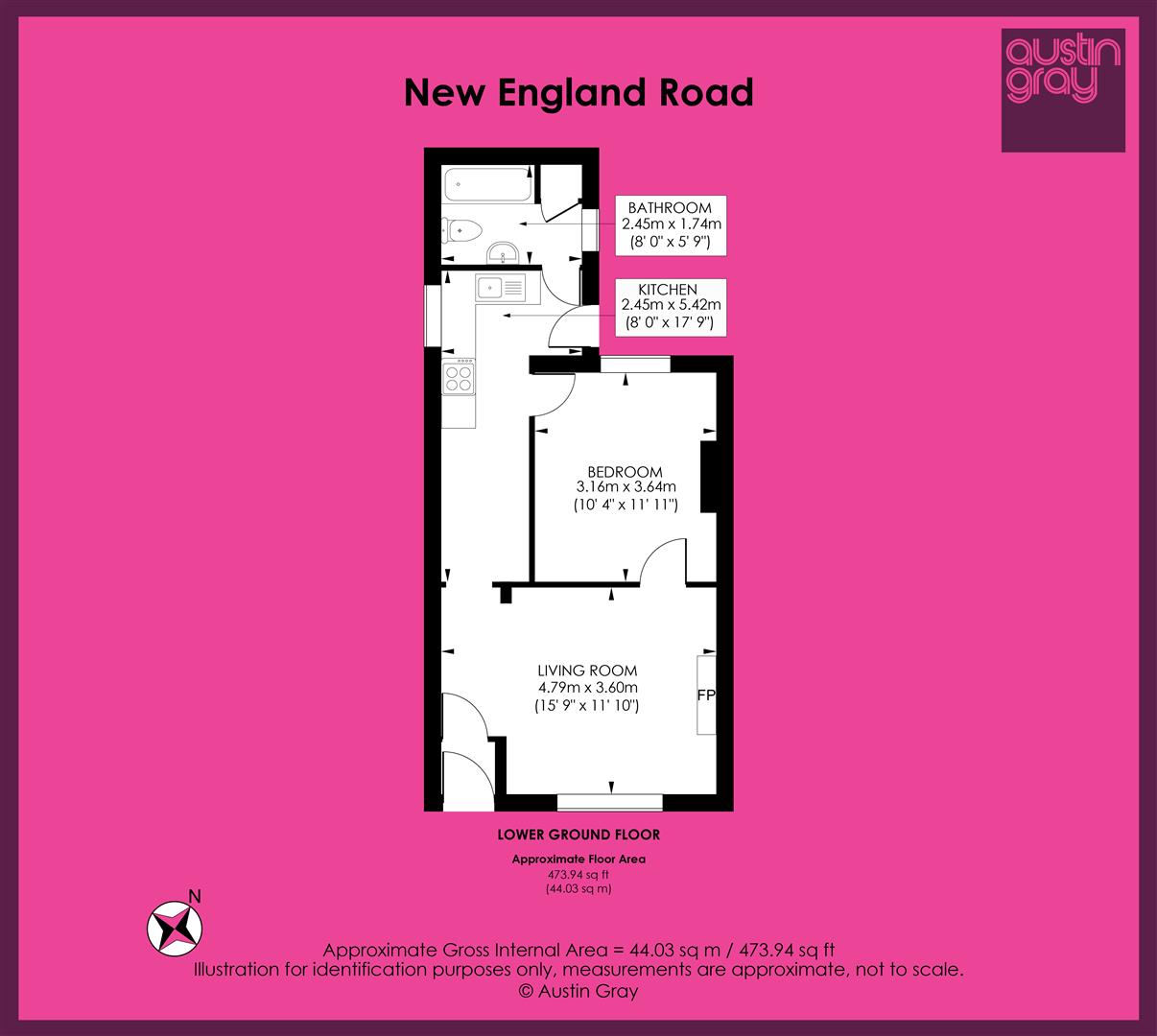 New England Road, Brighton floorplan