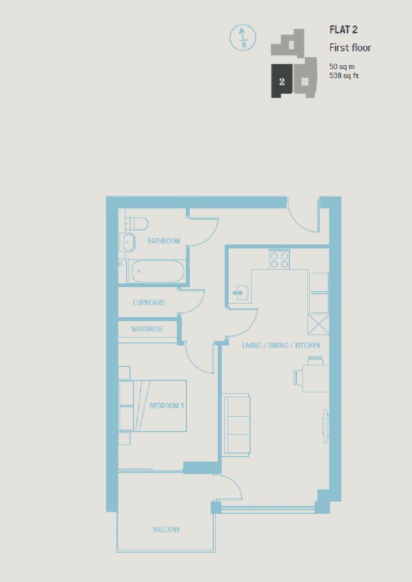 1 Bedrooms Flat for sale in Flat 2, Queens Road Apartments, Queens Road Peckham, London SE15