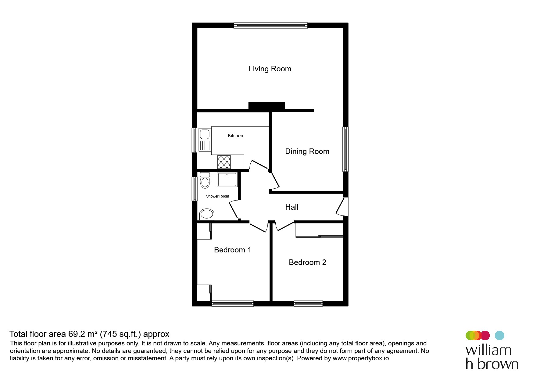 3 The Bungalows, Bedford Close, Pontefract floorplan