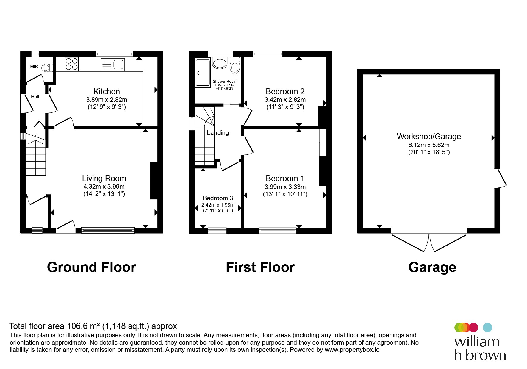 1, The Fairway, Doncaster floorplan