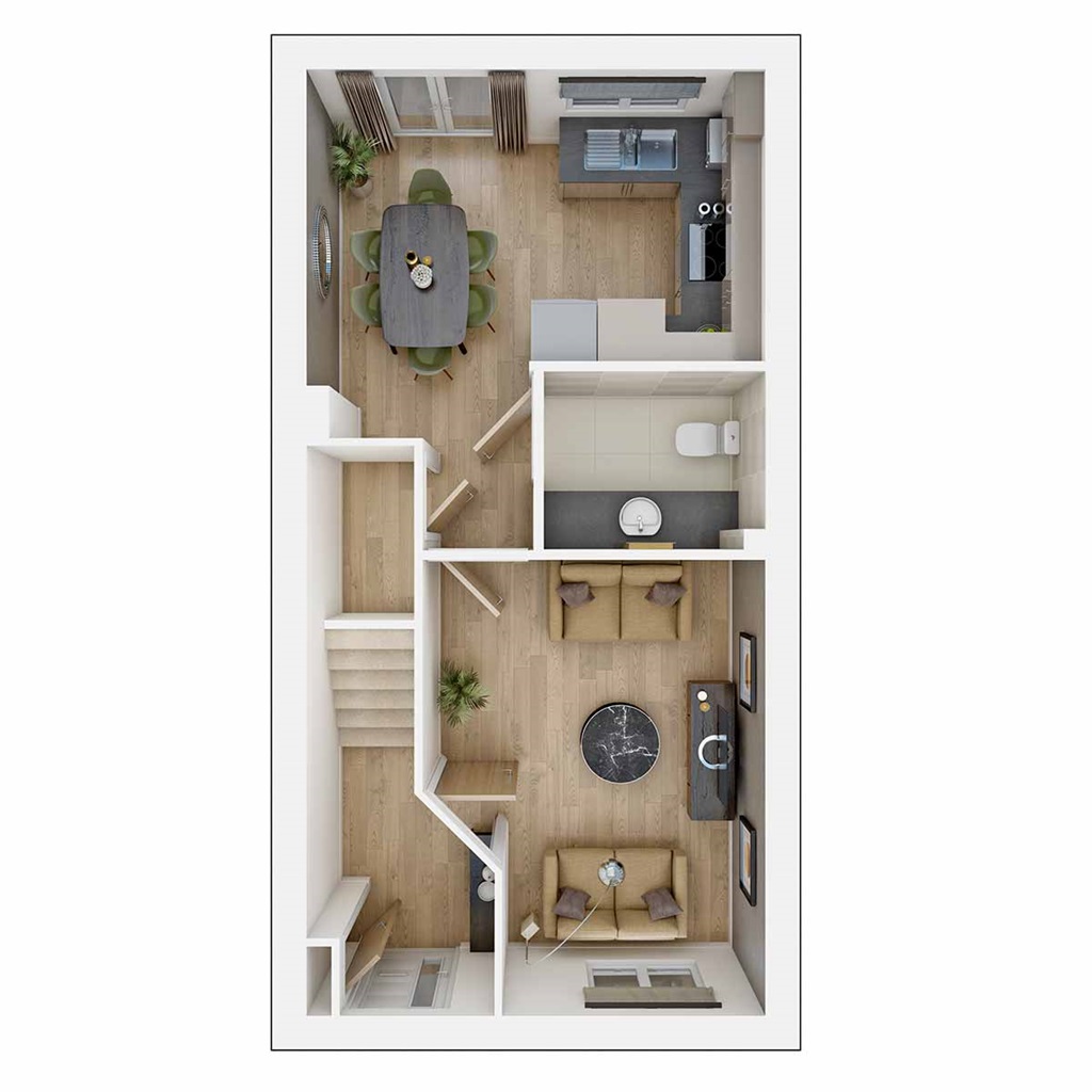 The Braxton - Plot 231, Parc Llandaf, Llantrisant Road, Llandaff floorplan