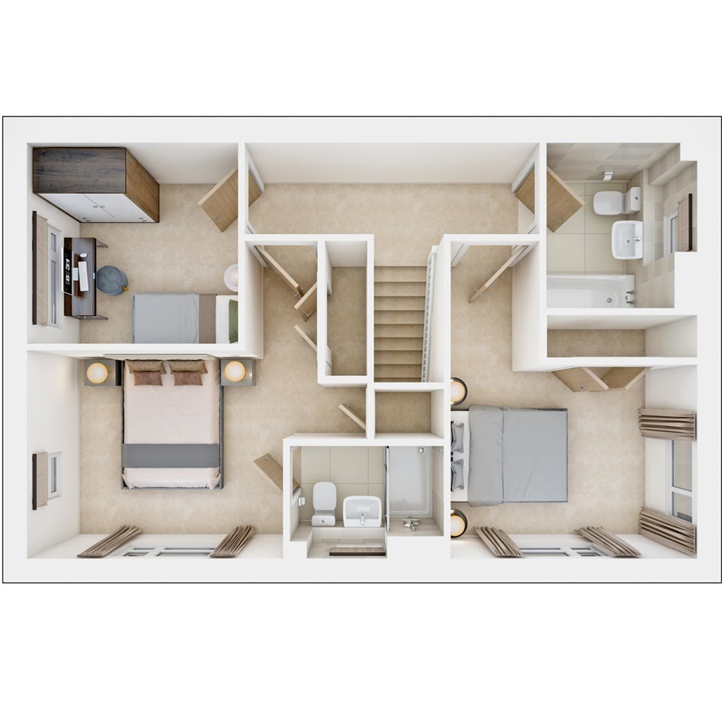 The Aynesdale - Plot 53, Mindenhurst, Brunswick Road, Deepcut floorplan