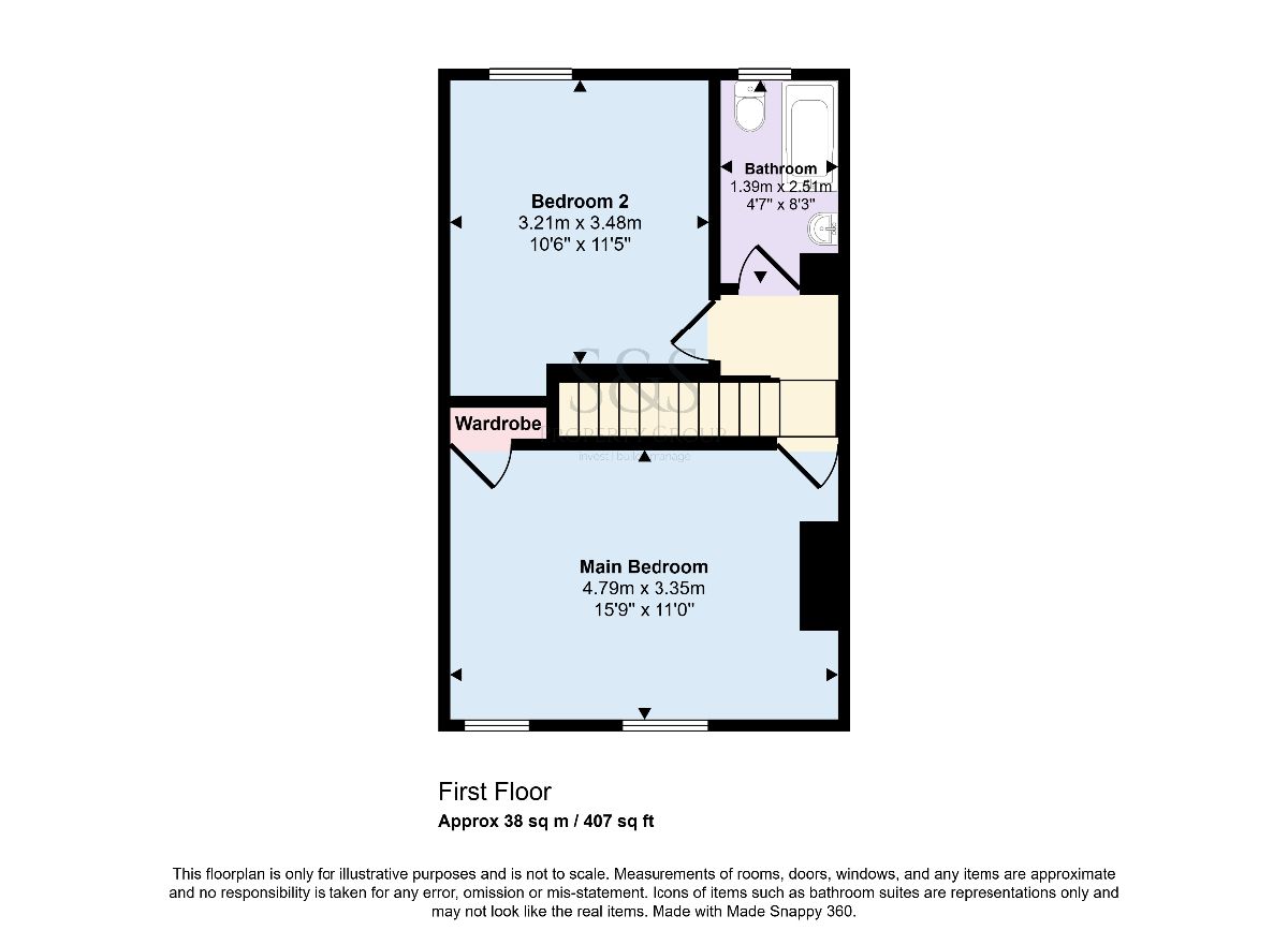 11 Stonehead Street, Manchester floorplan