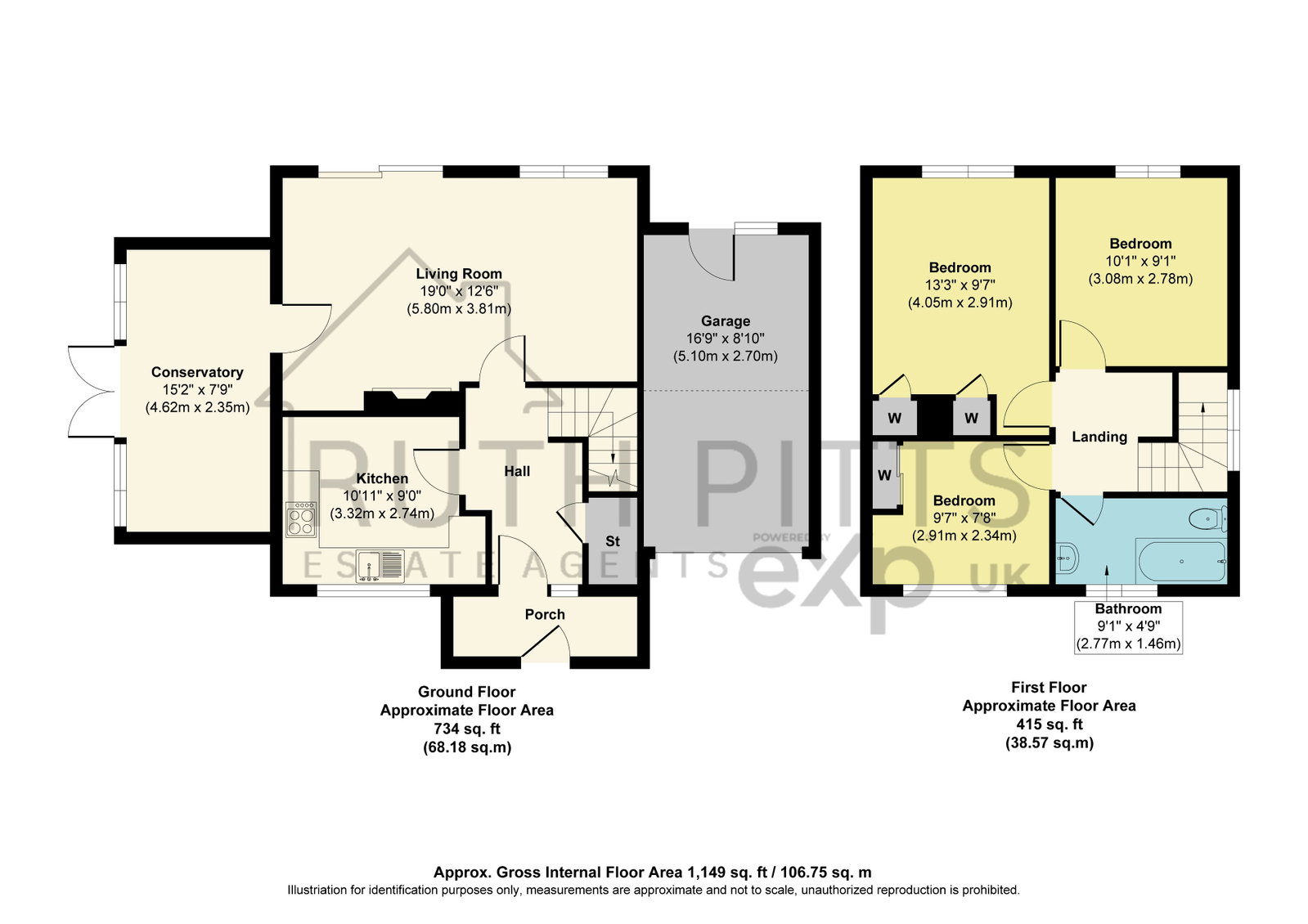 11, Hadrian Close, Pontefract floorplan