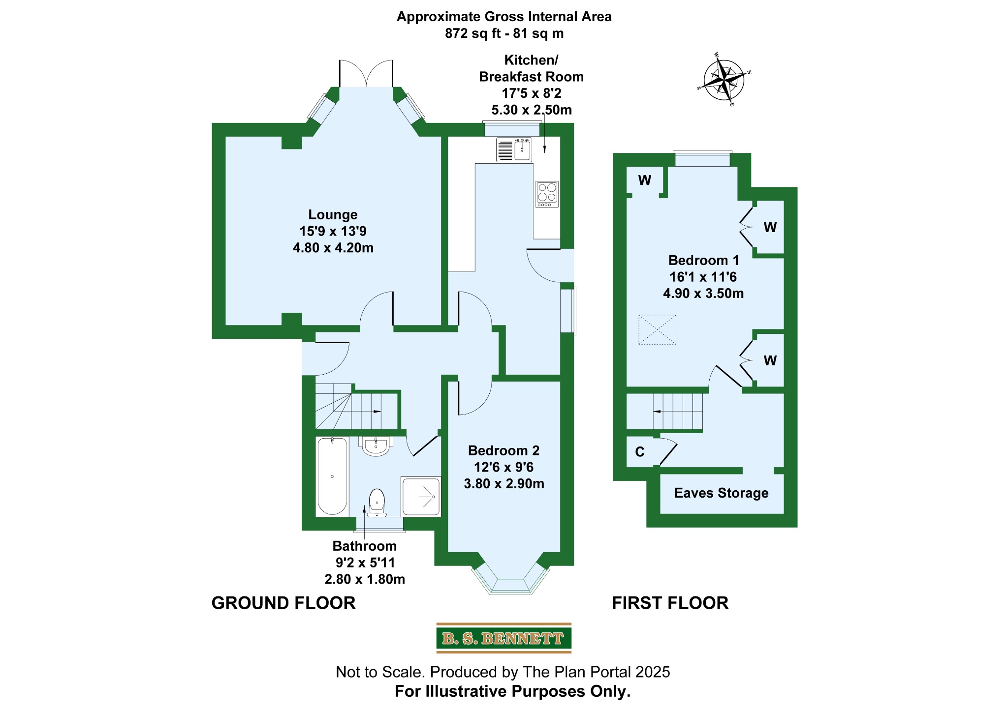 8a Bells Lane, Horton floorplan