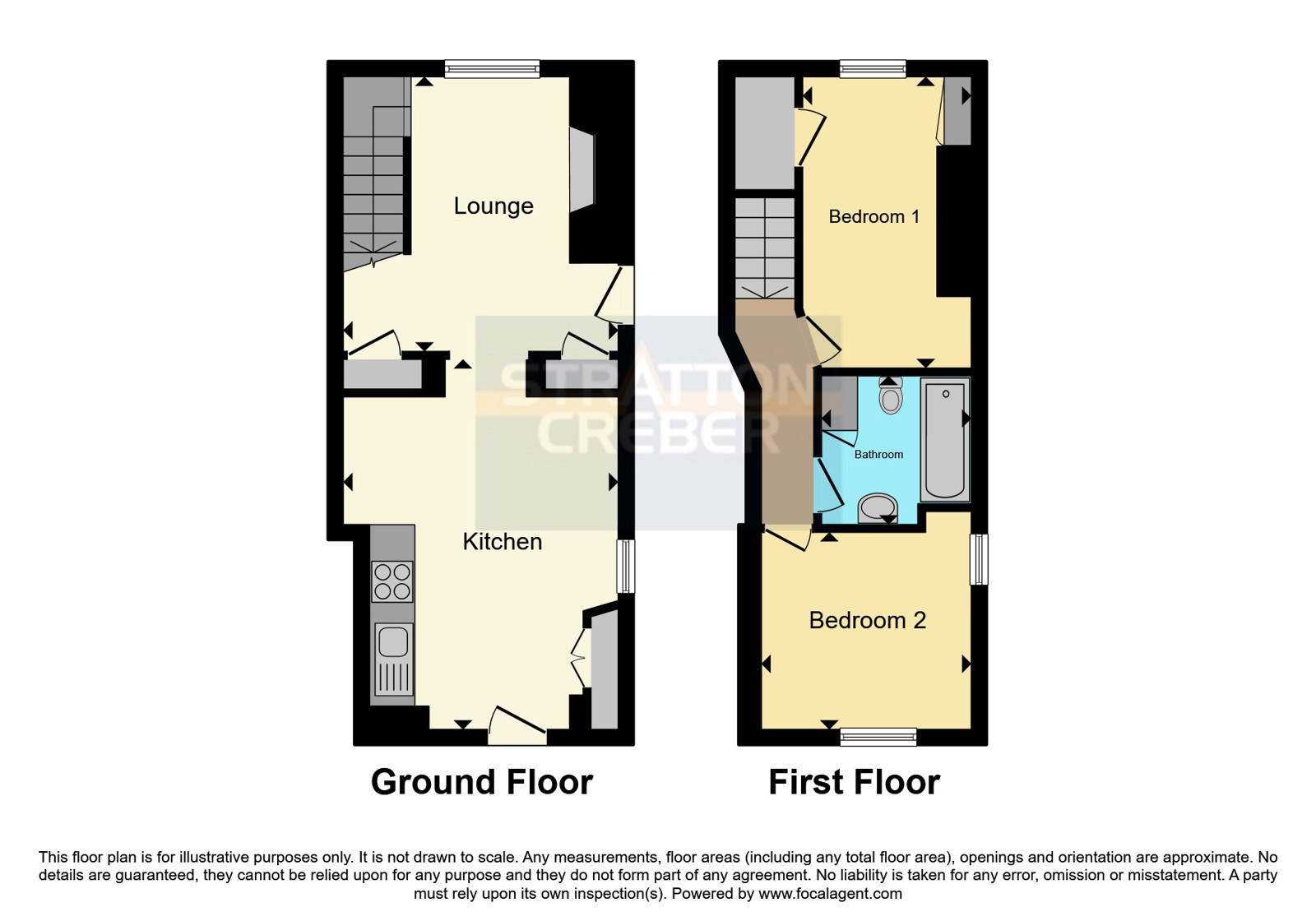 West Creek Cottage,, Little Petherick, Cornwall floorplan