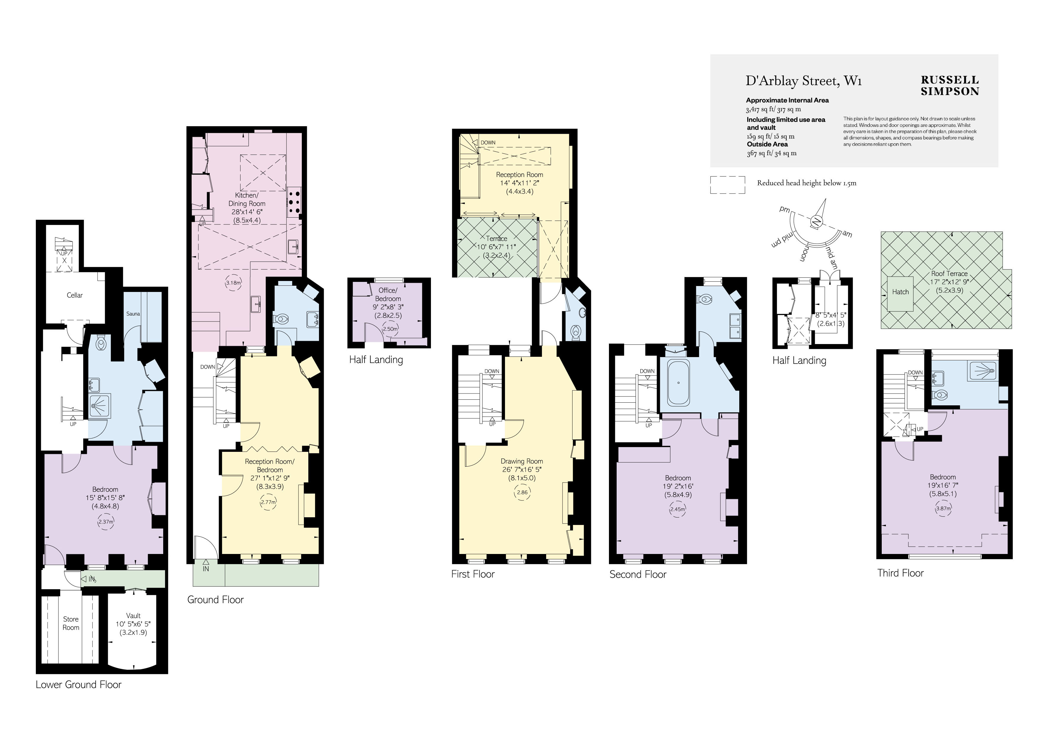 13, D'Arblay Street, Soho floorplan