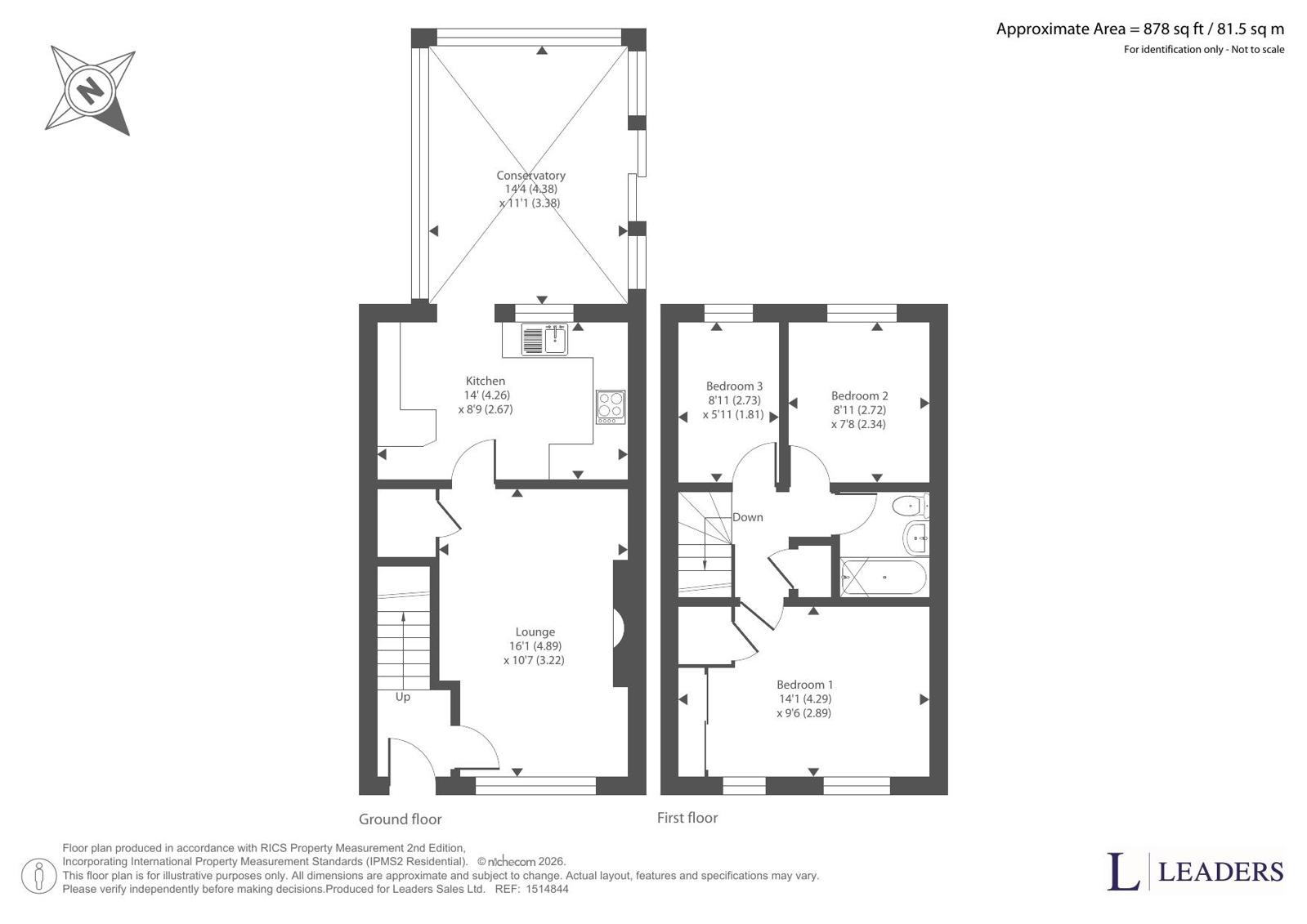 81, Boundary Lane, Chester floorplan