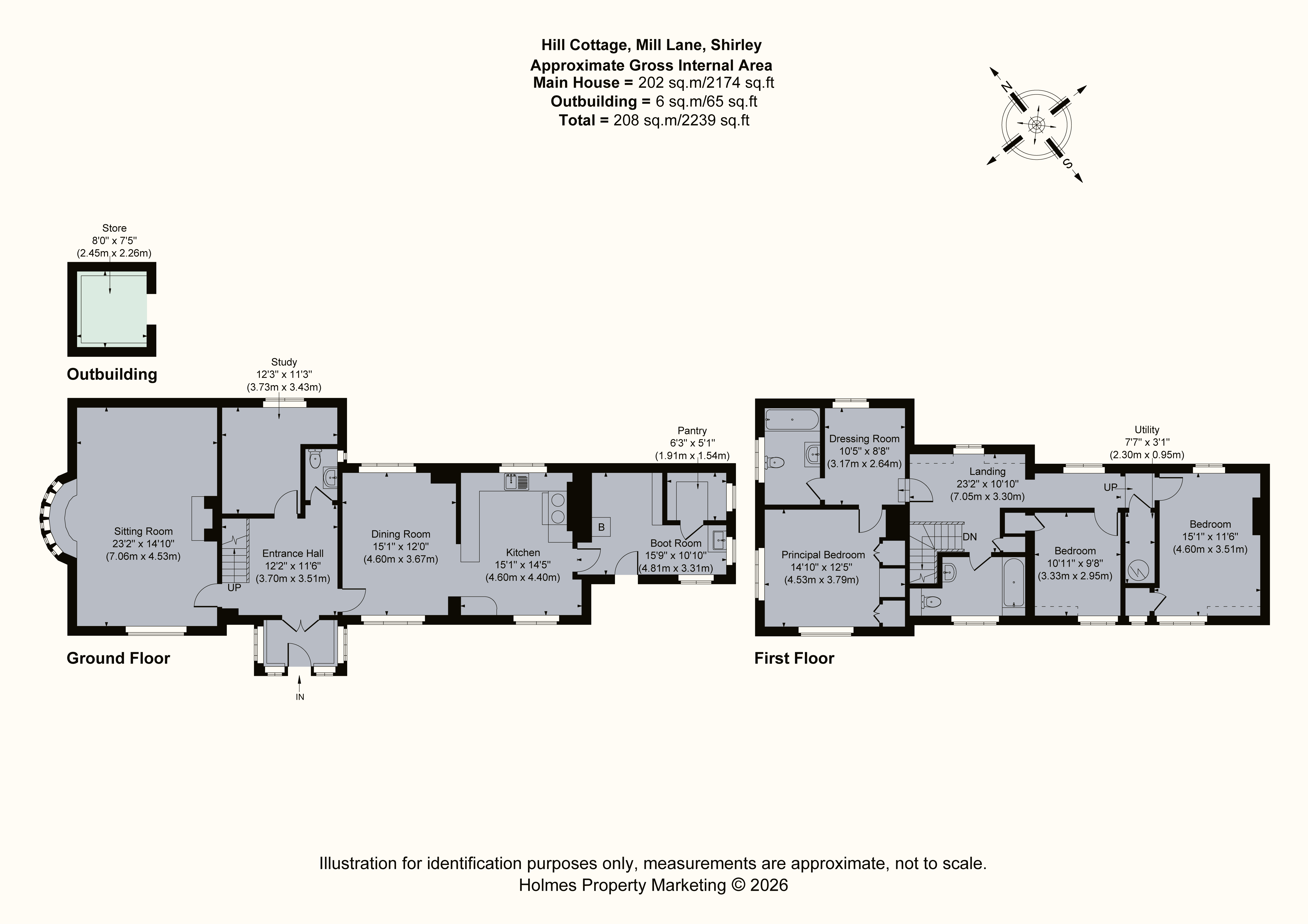 Mill Lane, Shirley floorplan