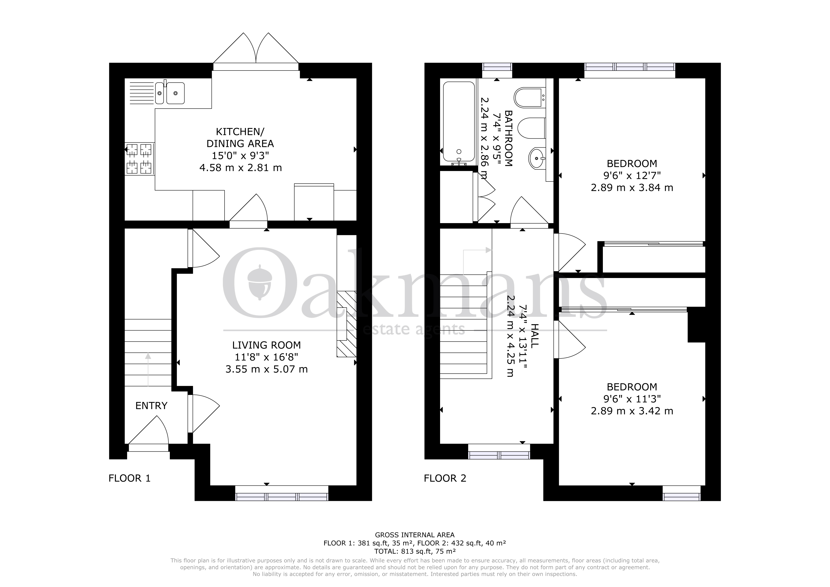 59, Overton Road, West Midlands floorplan
