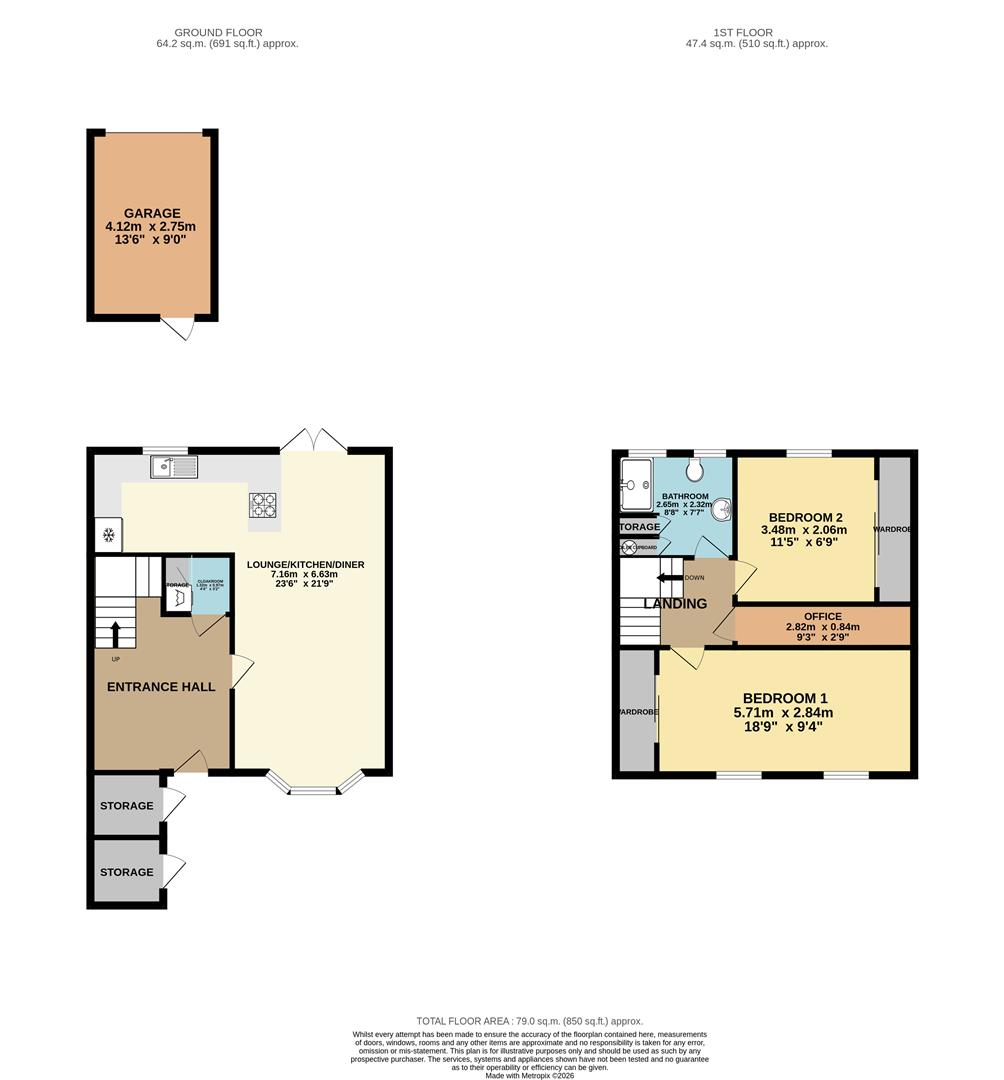 17, Freshwaters, Harlow floorplan