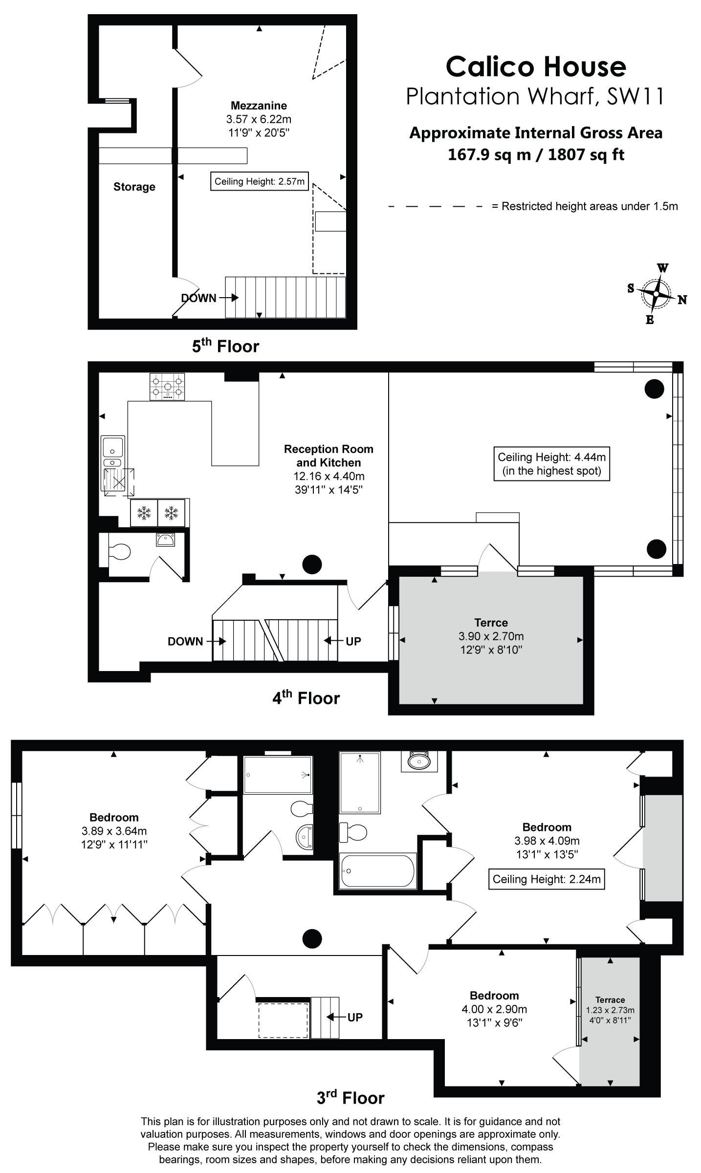 24, Calico House, Cinnamon Row floorplan