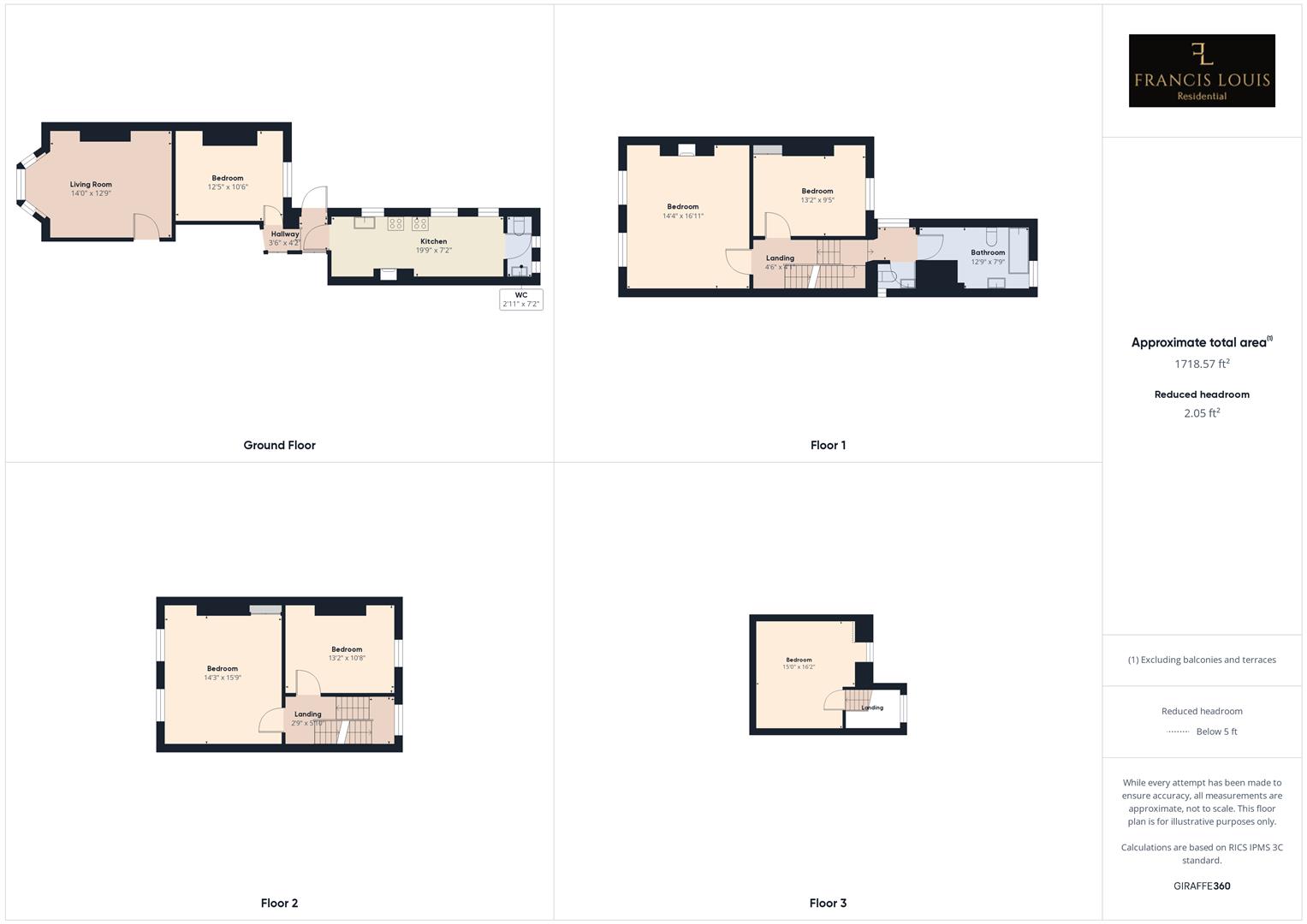 56, Pennsylvania Road, Exeter floorplan
