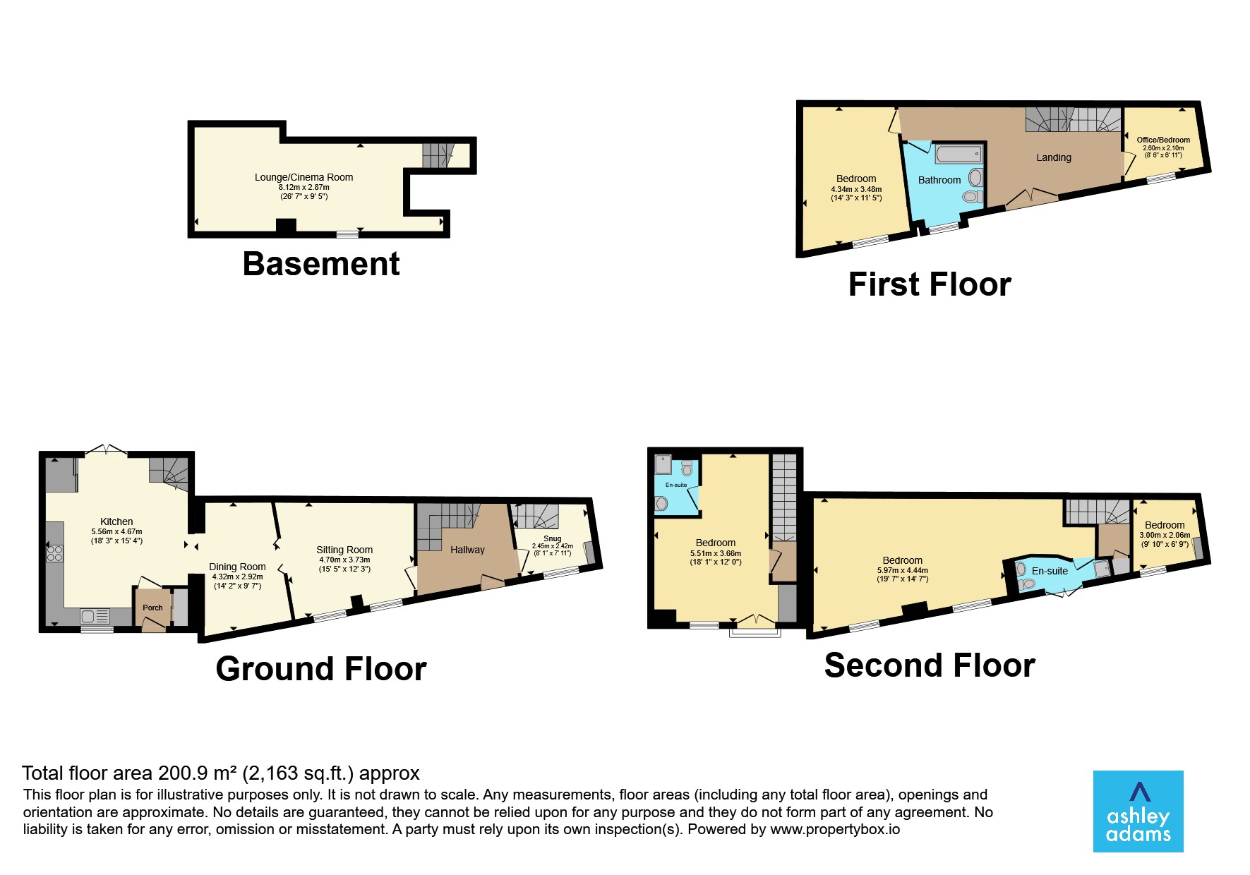 6, Potter Street, Derby floorplan