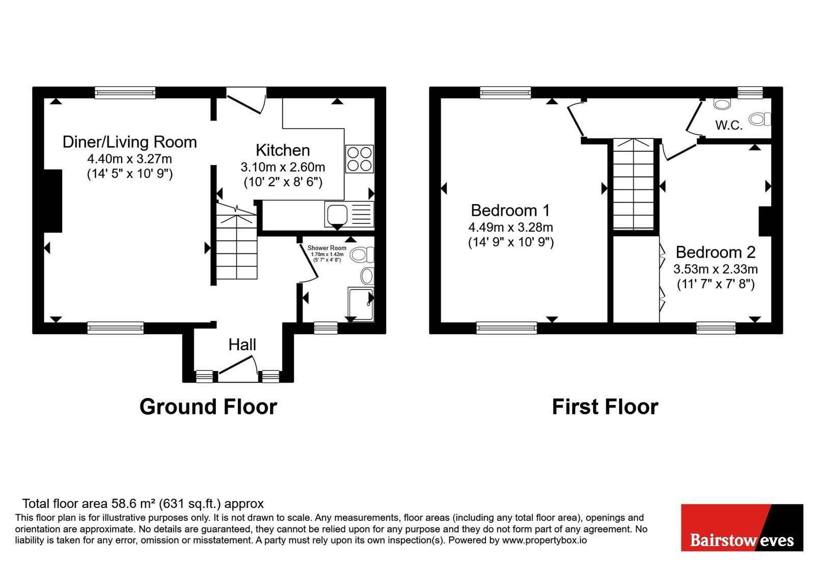 42, Sutton Road, London floorplan