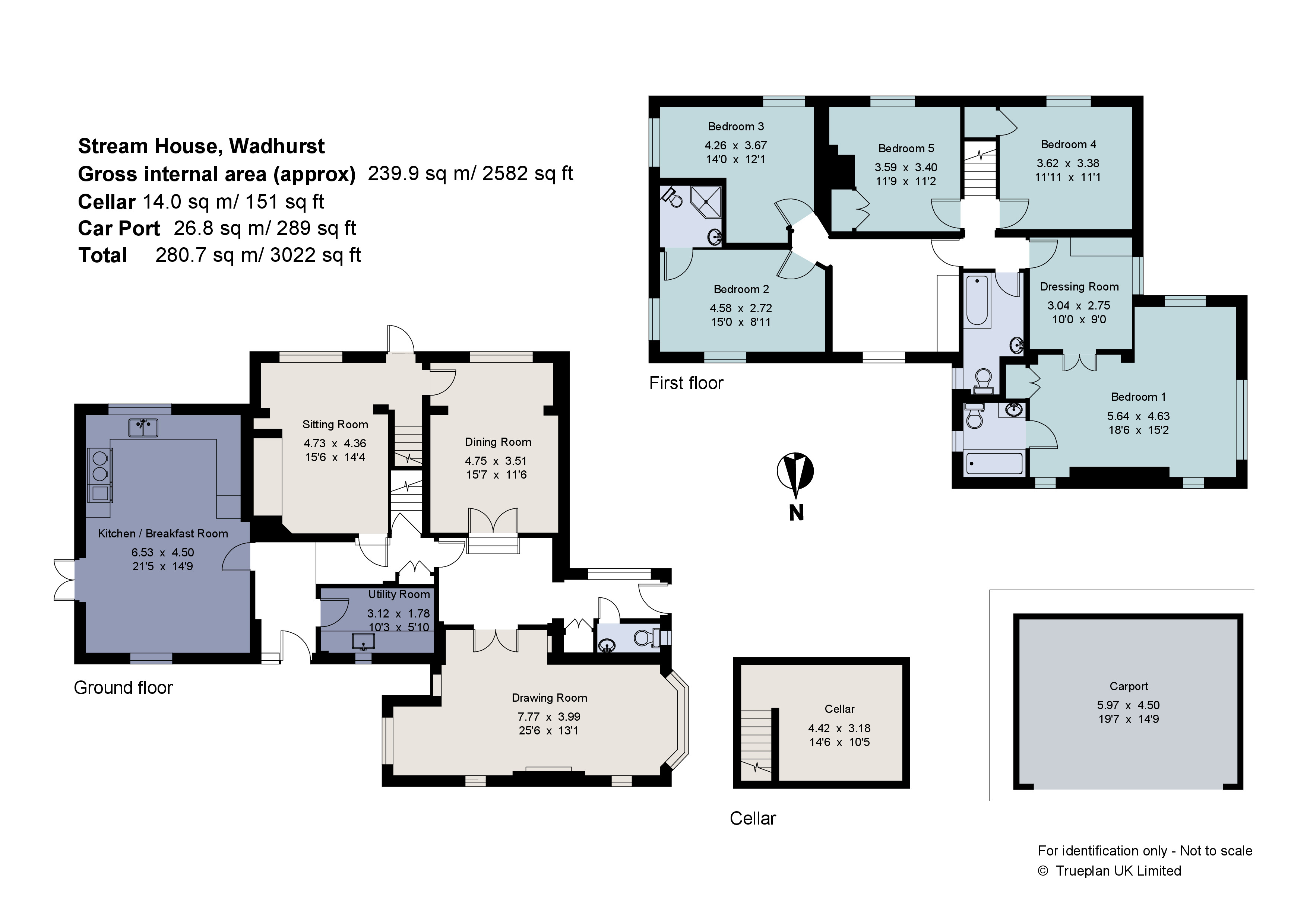 Stream House,, Three Oaks Lane, East Sussex floorplan