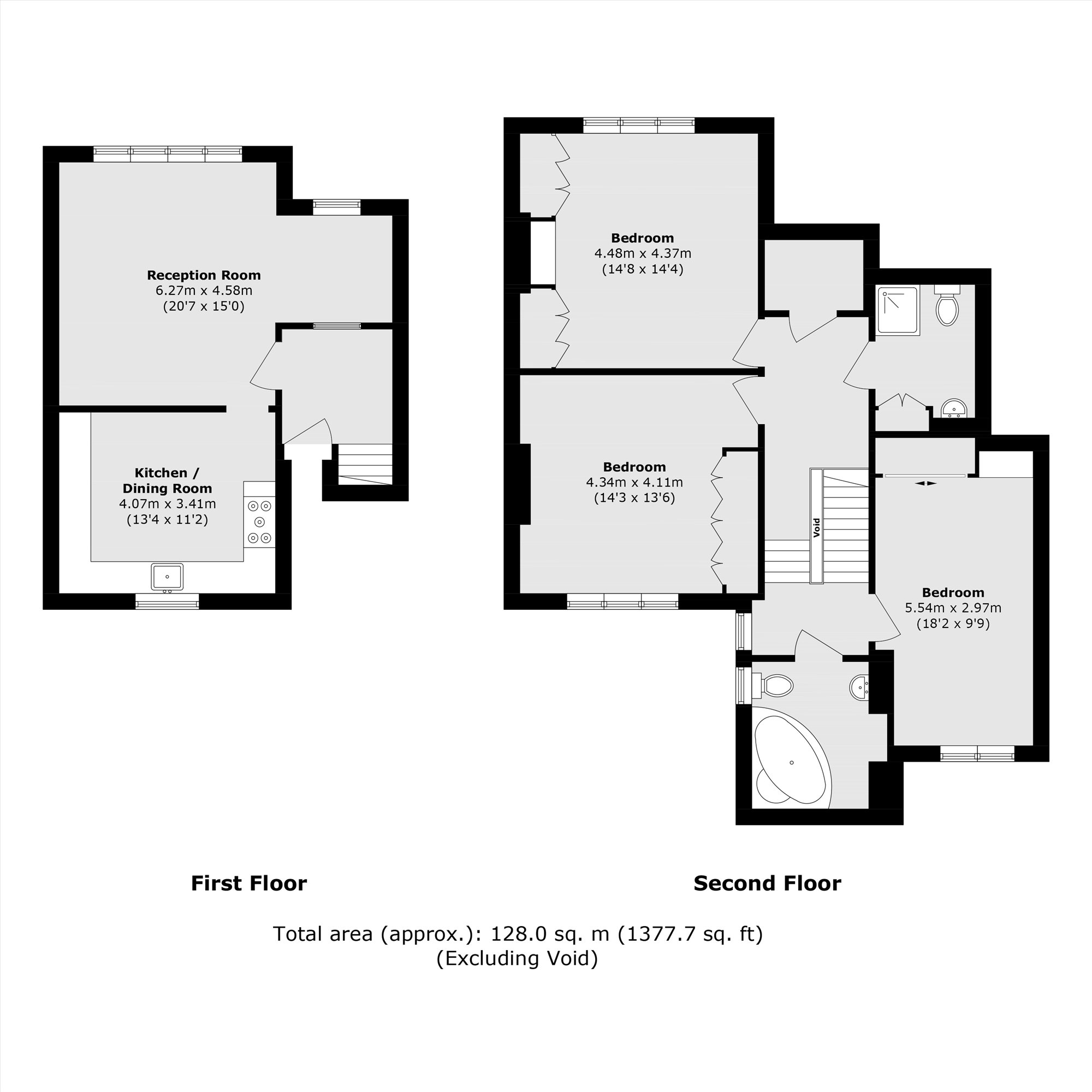 44C, Strawberry Hill Road, Twickenham floorplan