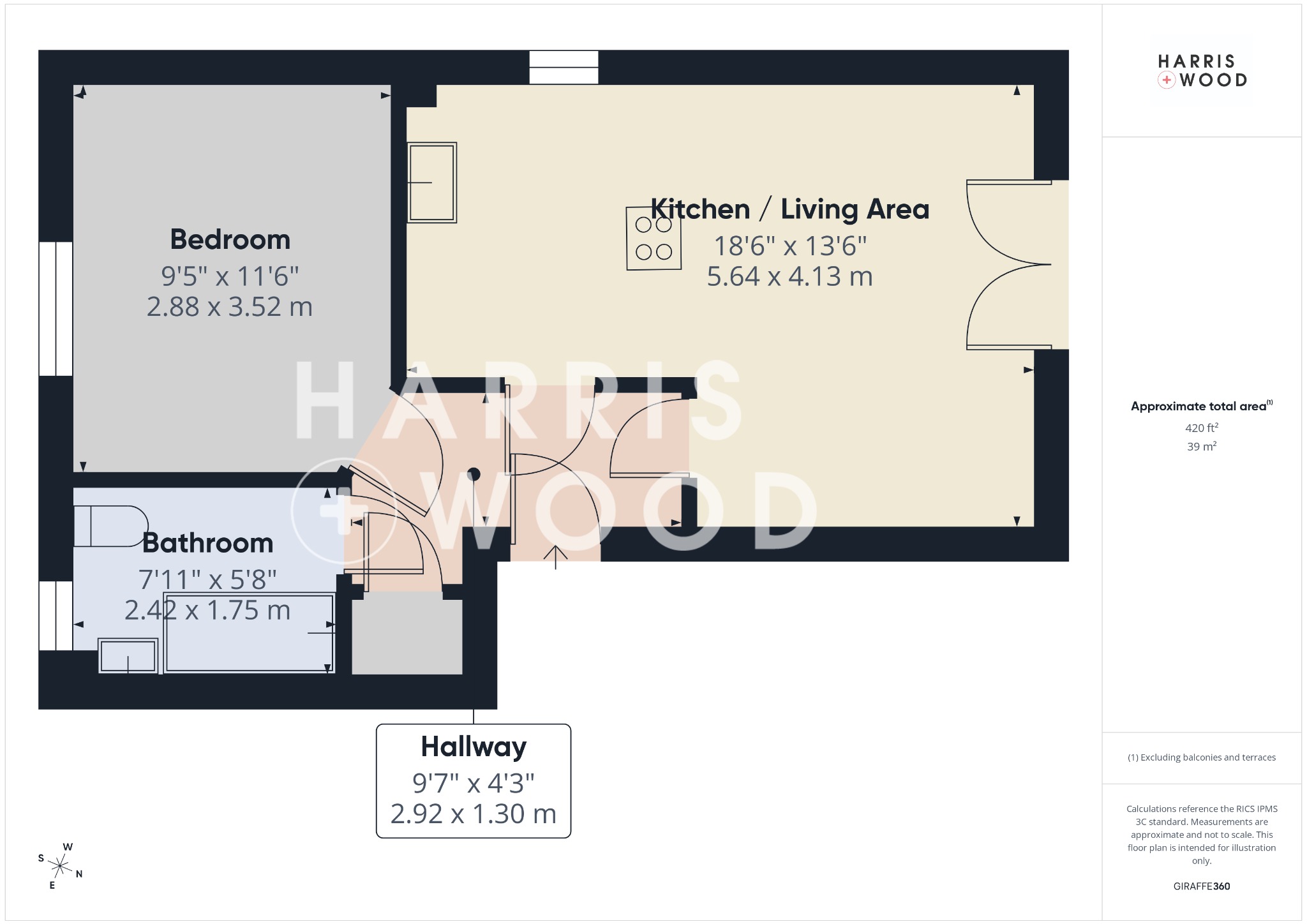 Flat 7, Bay View Court, Harwich floorplan