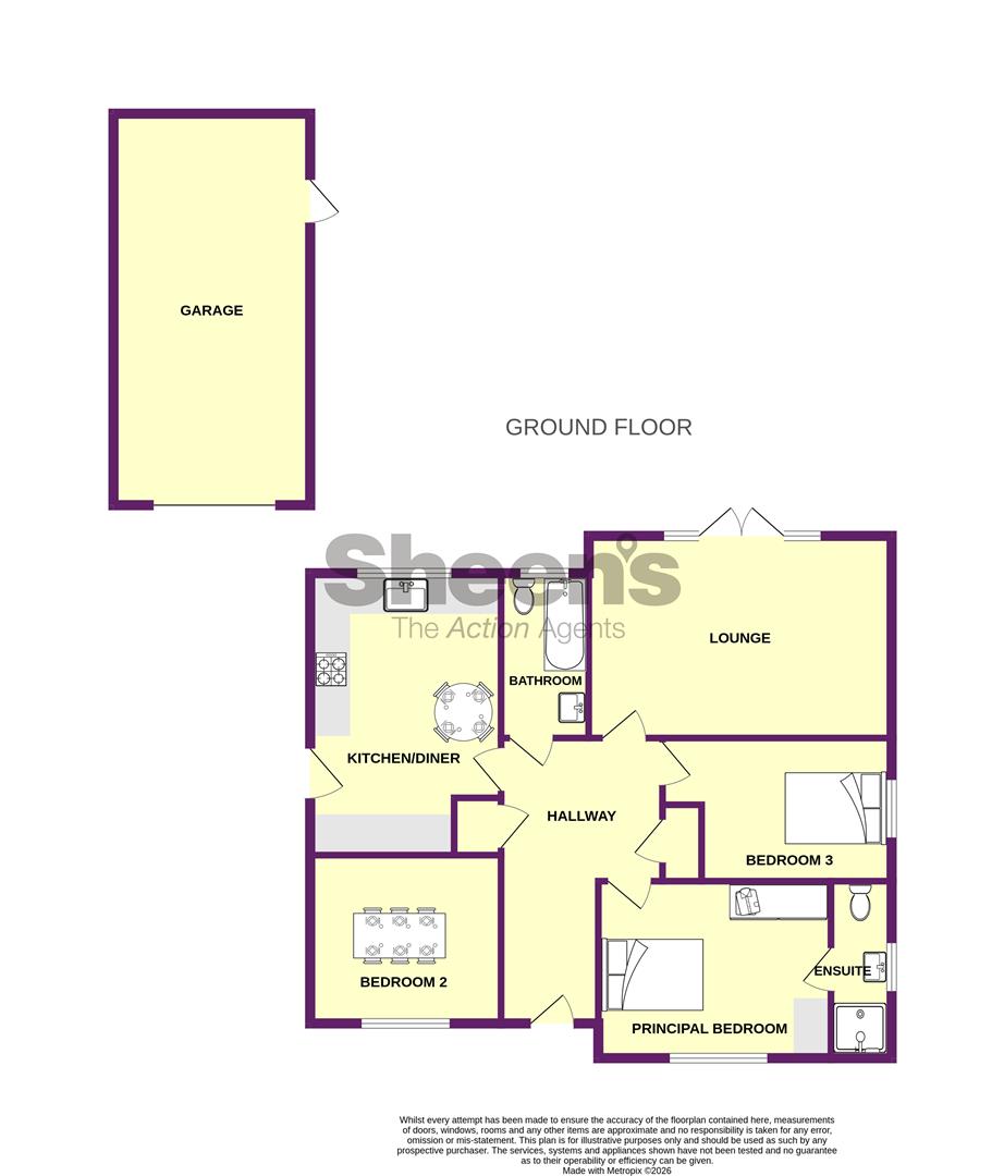 3, Clay Hall Crescent, East Clacton floorplan