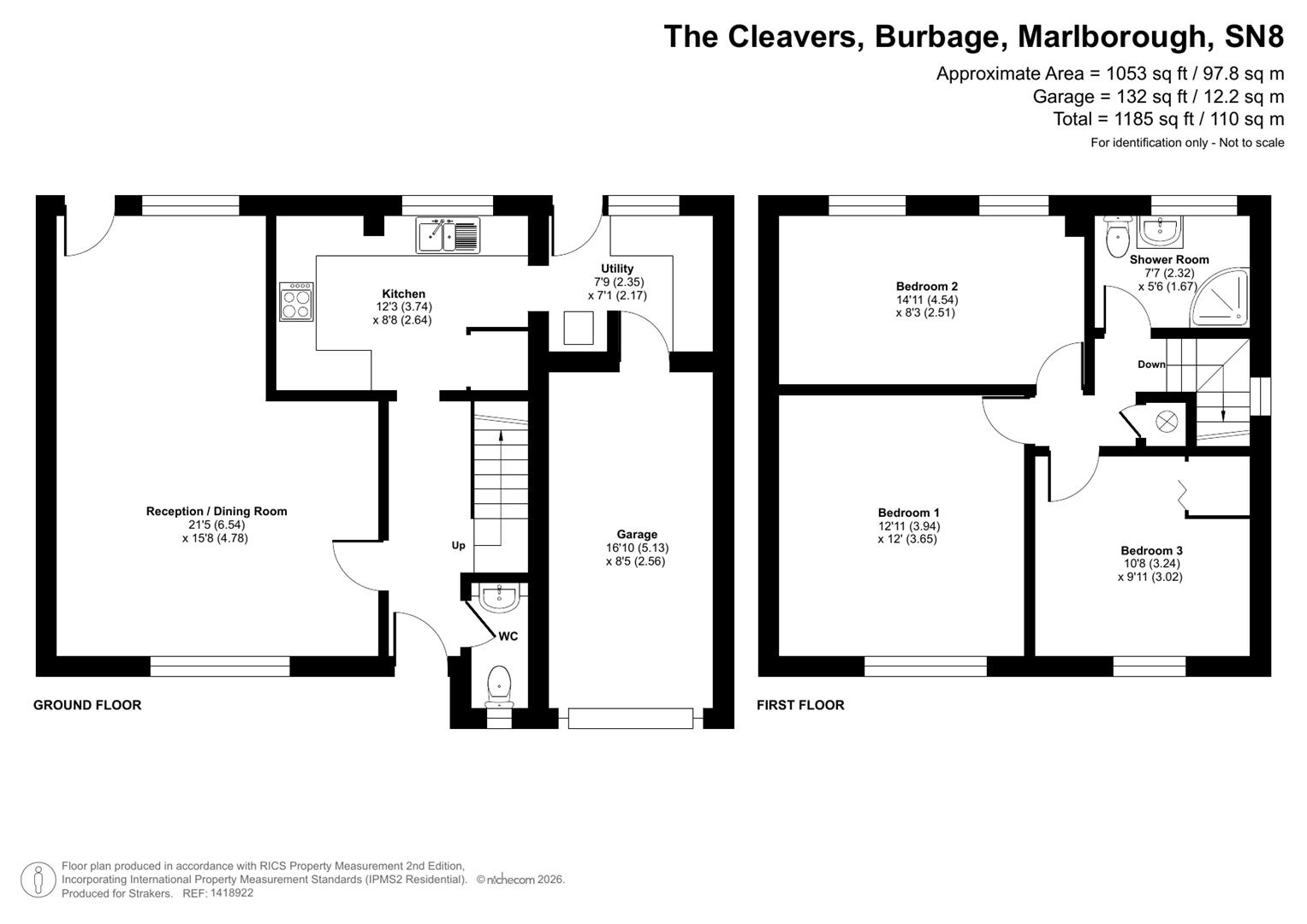 2, The Cleavers, Marlborough floorplan