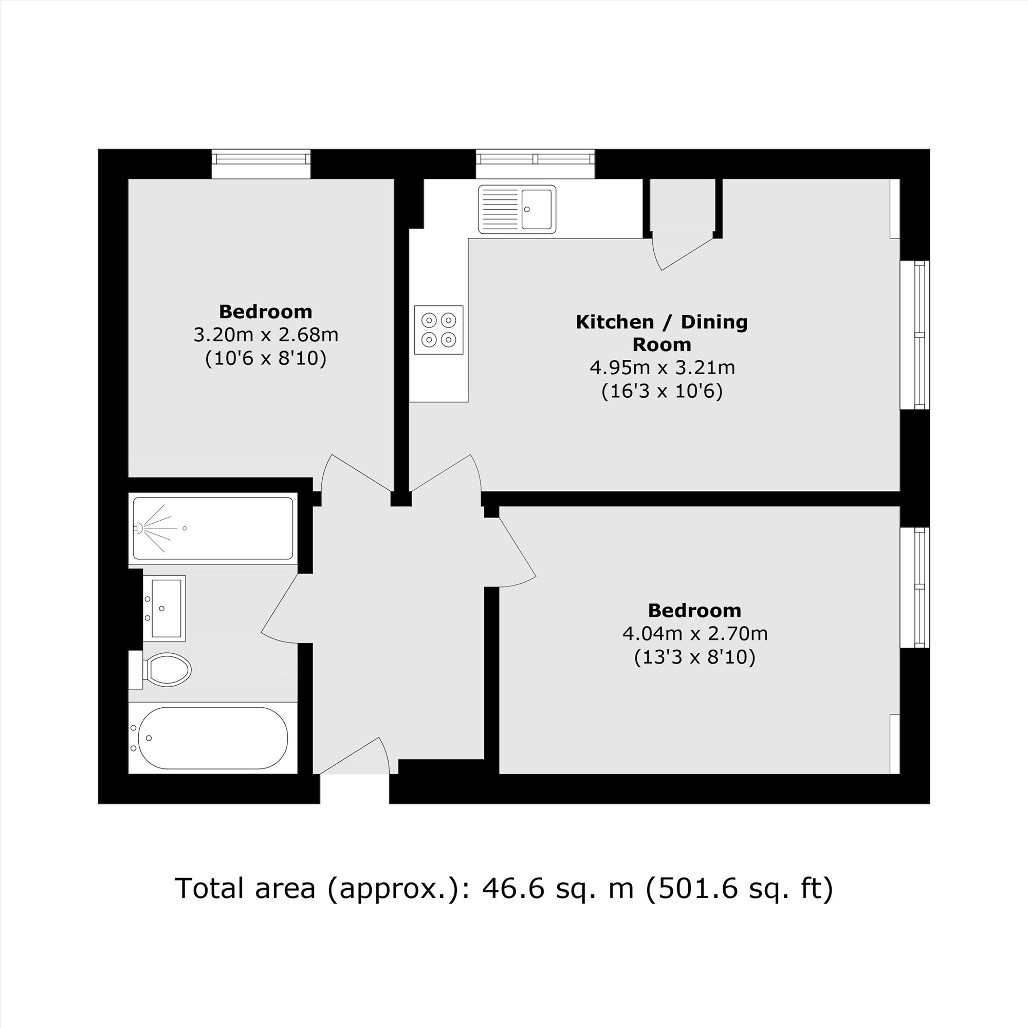 34, Claremont Grove, London floorplan