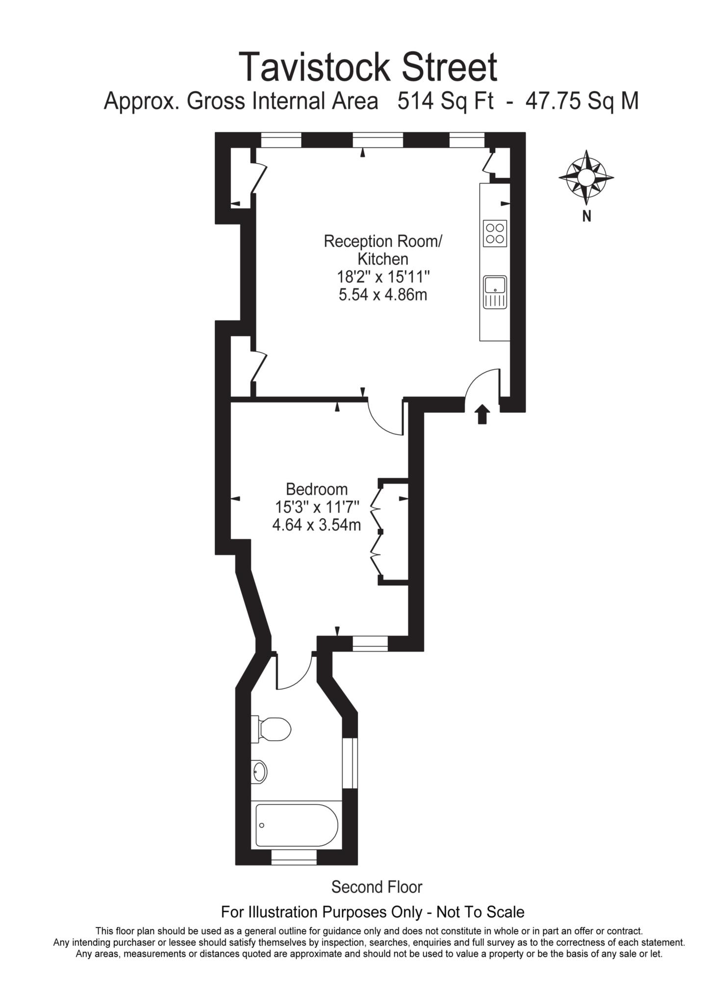 1 Bedrooms Flat to rent in Tavistock Street, Covent Garden WC2E