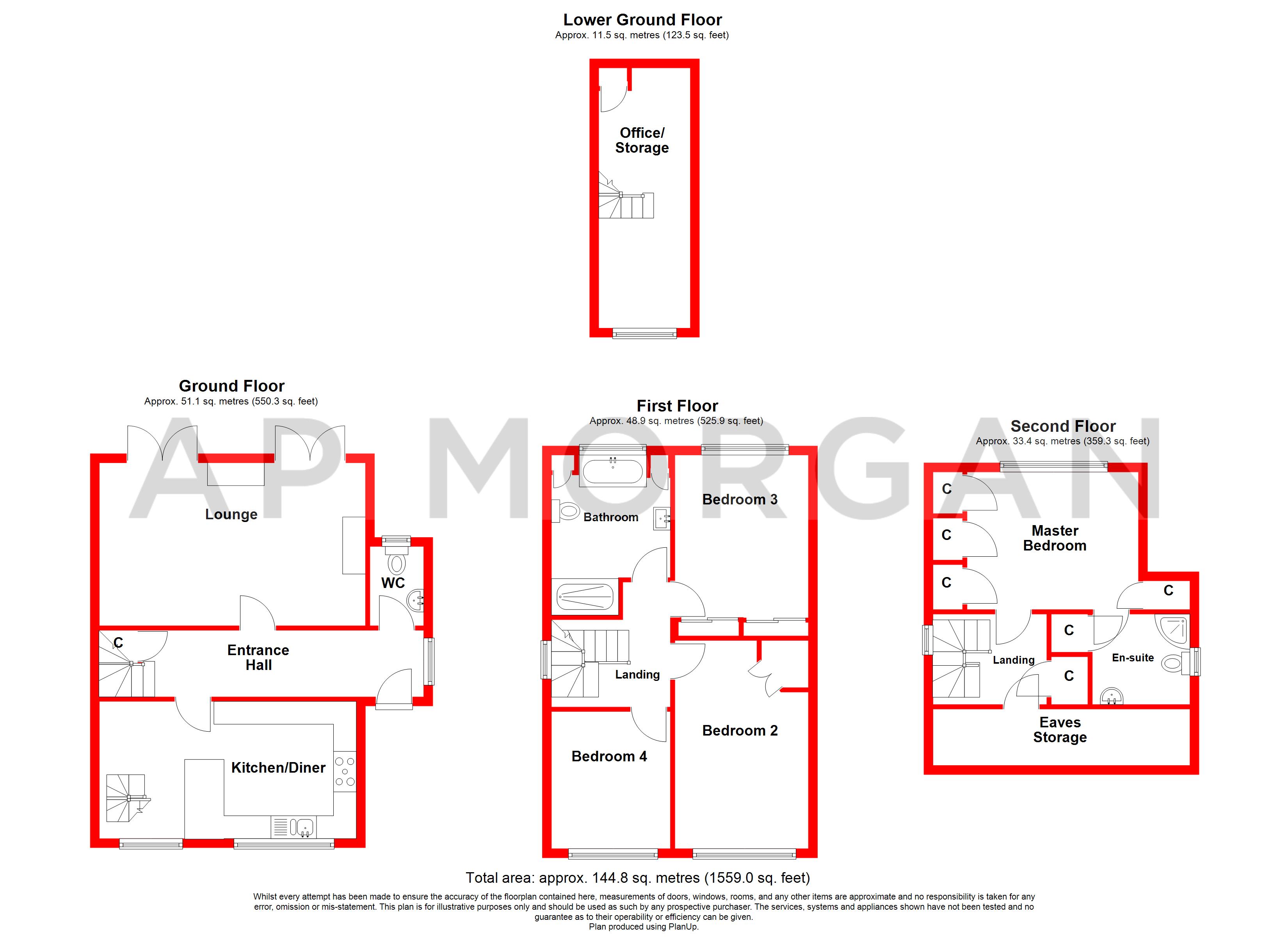 54, Cherry Street, Dudley floorplan