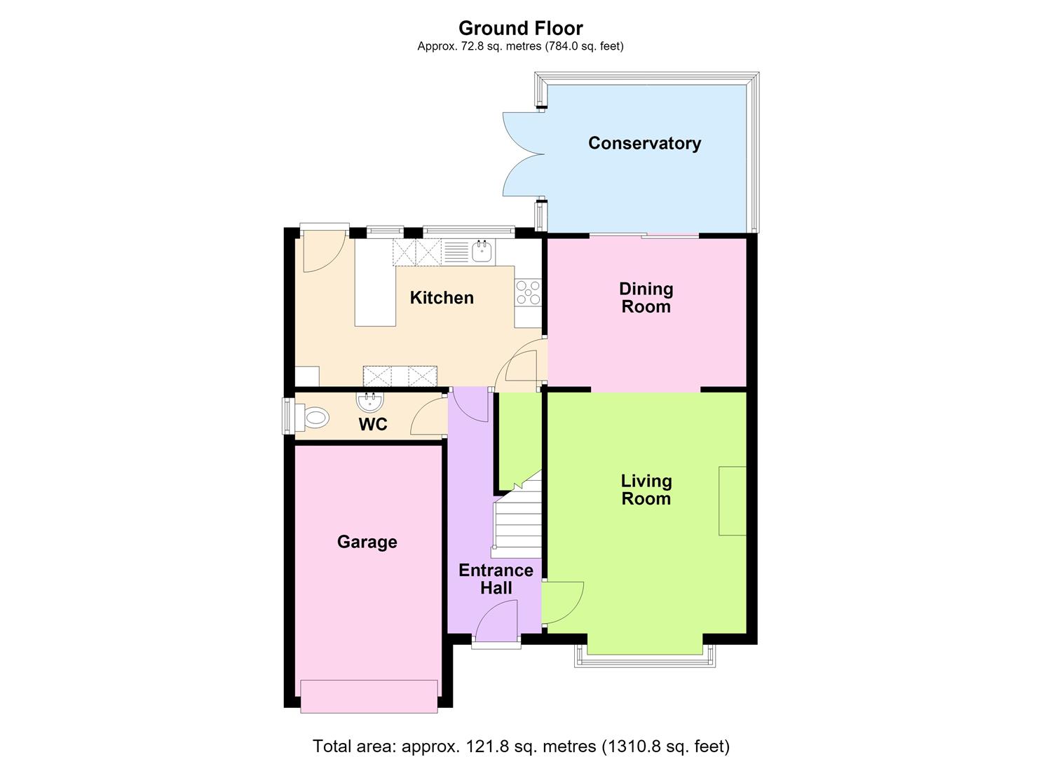 20, Redwood Close, Warrington floorplan