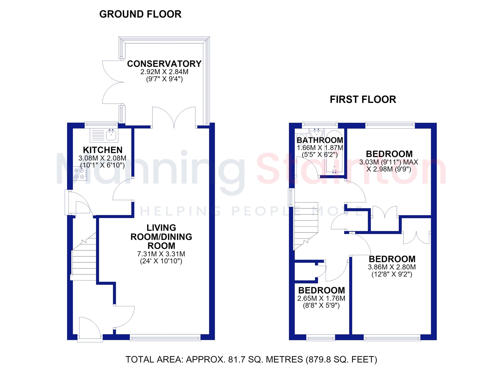 7, Carr Wood Way, Pudsey floorplan