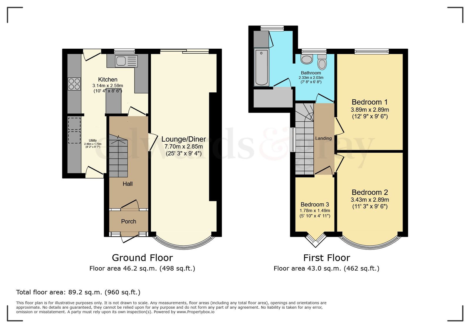 43, Benedon Road, Birmingham floorplan